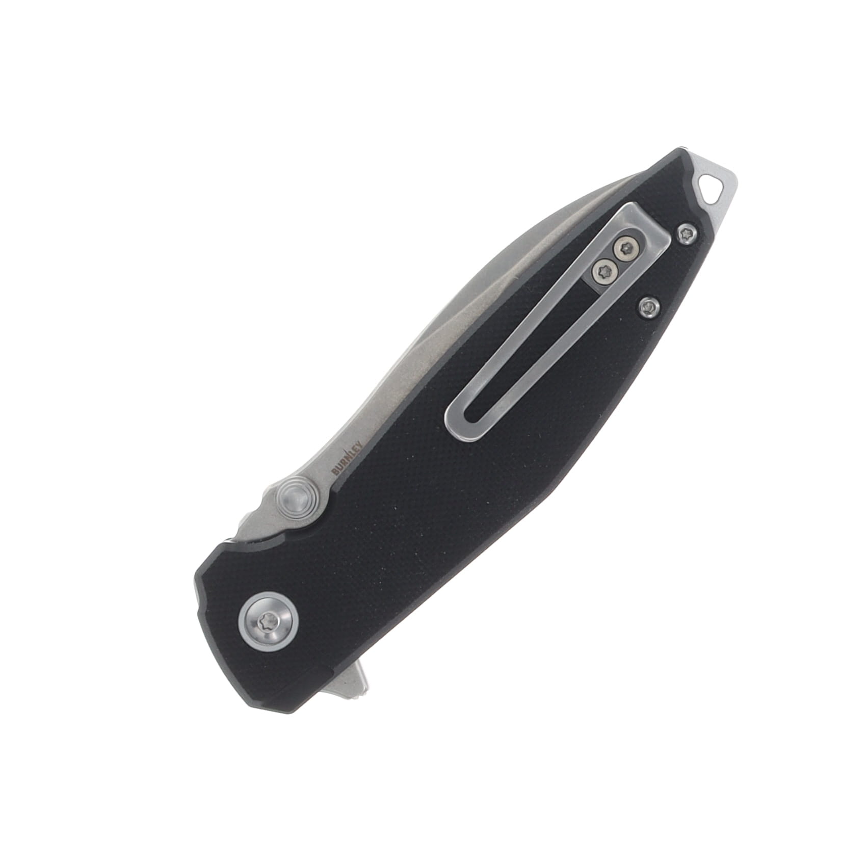 CRKT Ibis Linerlock Folding Knife Black G10 3.09in Stonewashed Drop Point CR2540 View 4