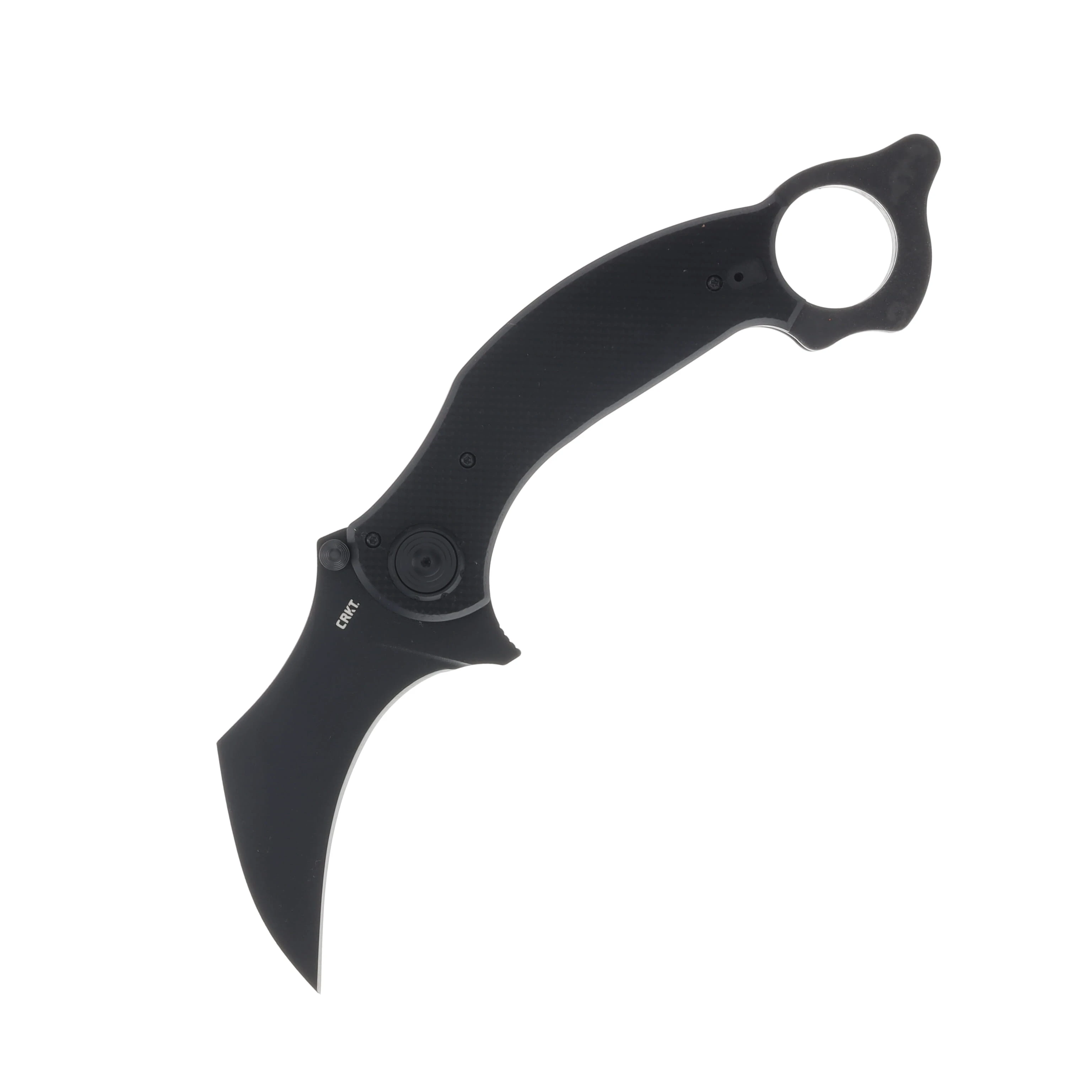CRKT Du Hoc Deadbolt Assisted Karambit Knife Black 3.62in Hawkbill Blade CR2635 View 1