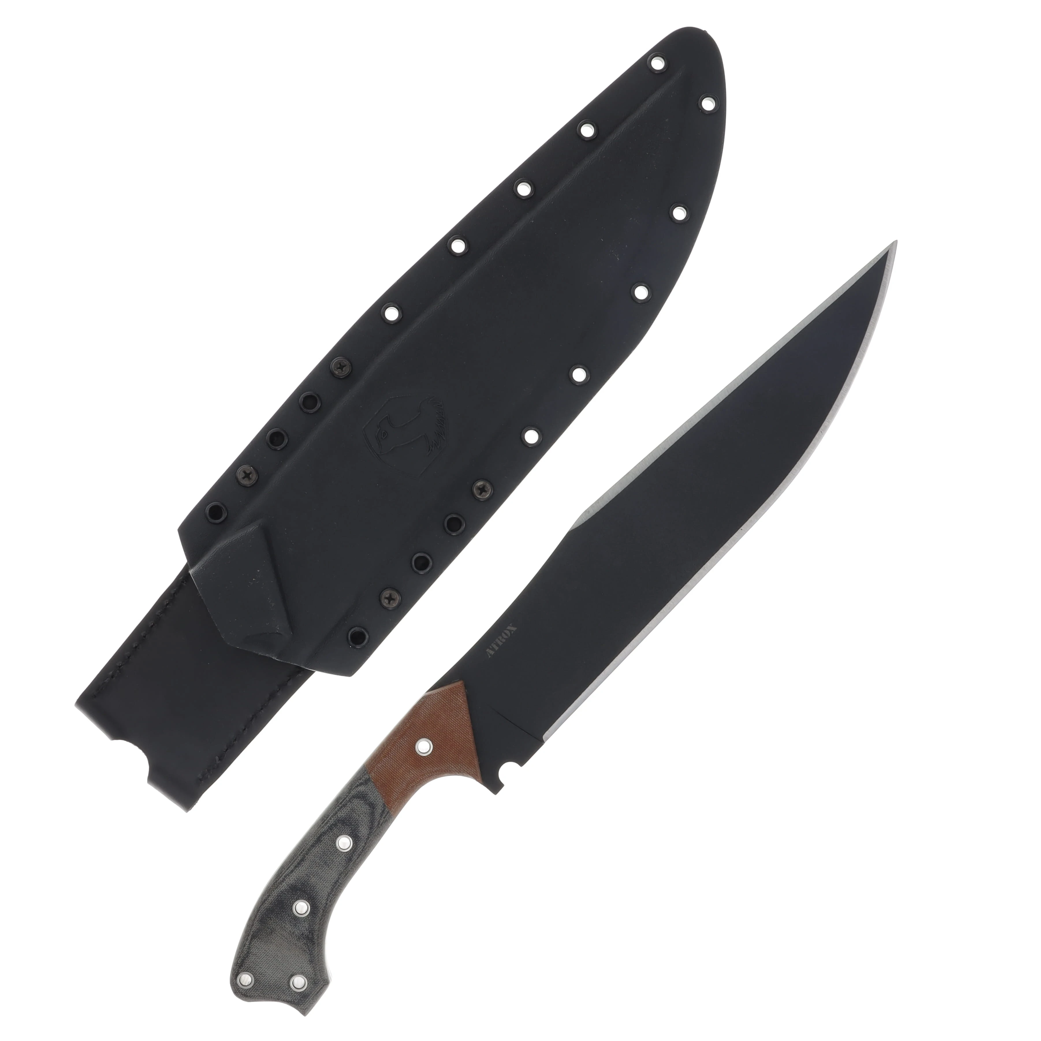 Condor Tool and Knife Atrox Machete Micarta 10.86in Black Blade CTK1814108 View 1