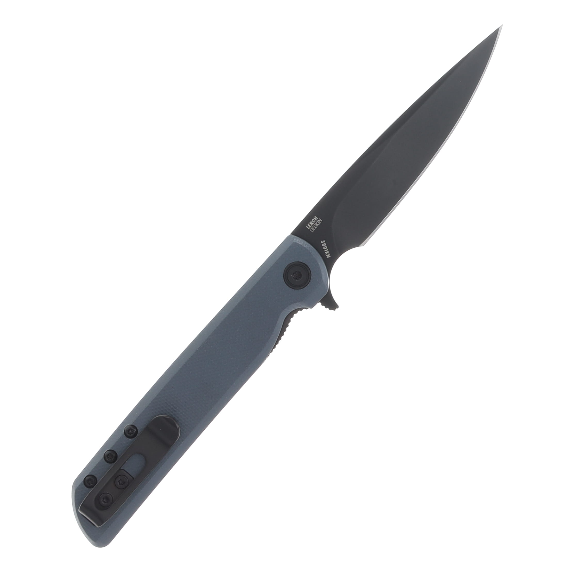 CRKT LCK Folding Knife 3.38in Plain Edge Gray G10 Oxide Coated CR3801KN View 2