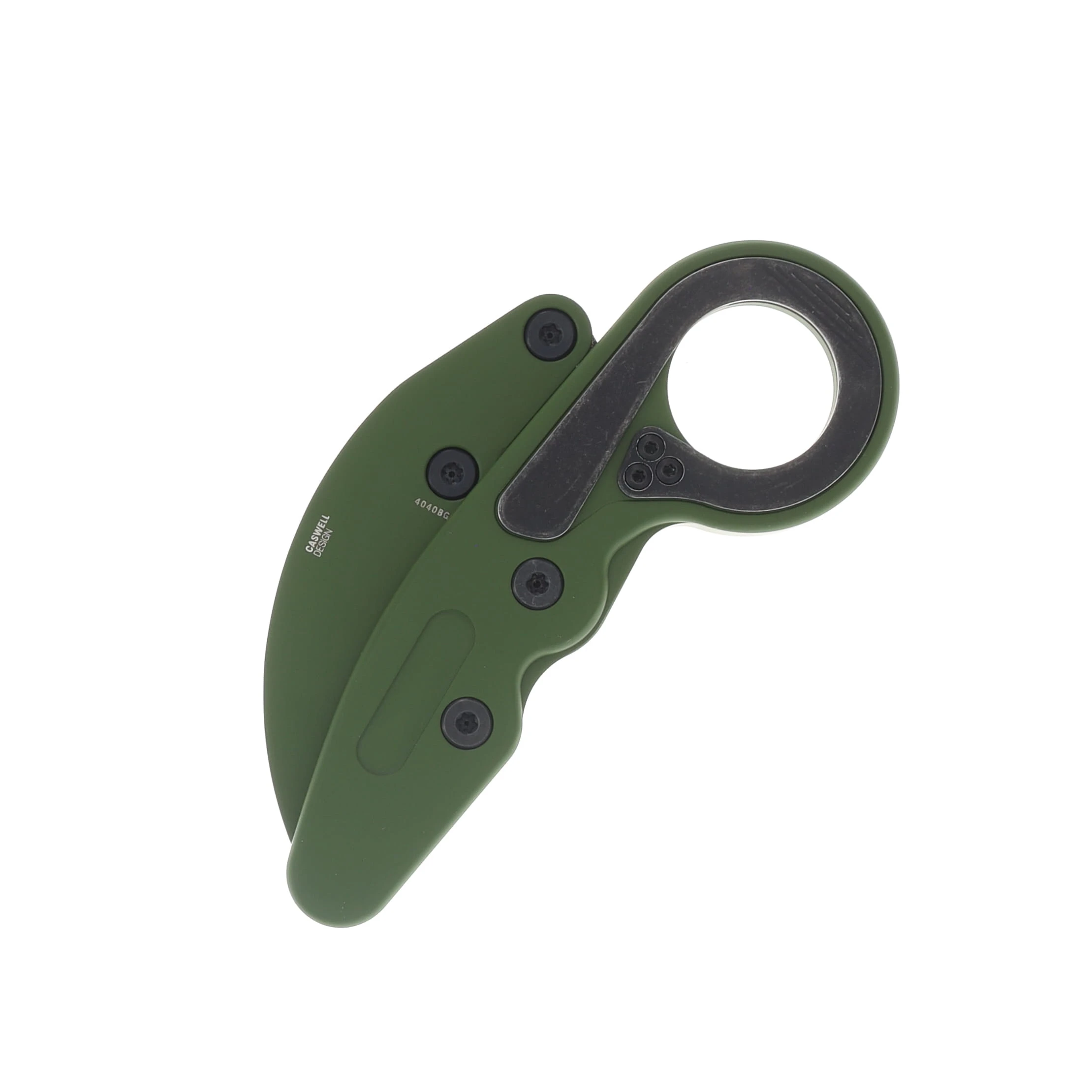 CRKT Provoke Multicam Bright Green Folding Karambit Knife 2.41in Green Hawkbill CR4040BG View 6