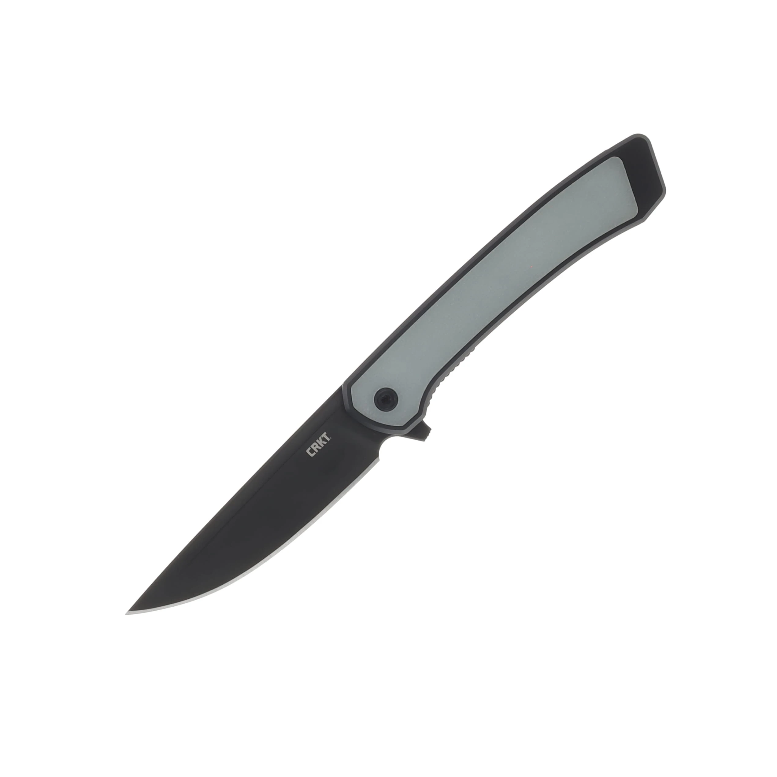 CRKT River Q Compact Natural and Black 2.95in Plain Black DLC Drop Point CR7077J View 1