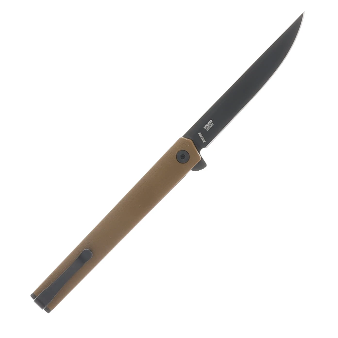CRKT CEO Linerlock Folding Knife Black/Desert Tan CR7097DK View 2