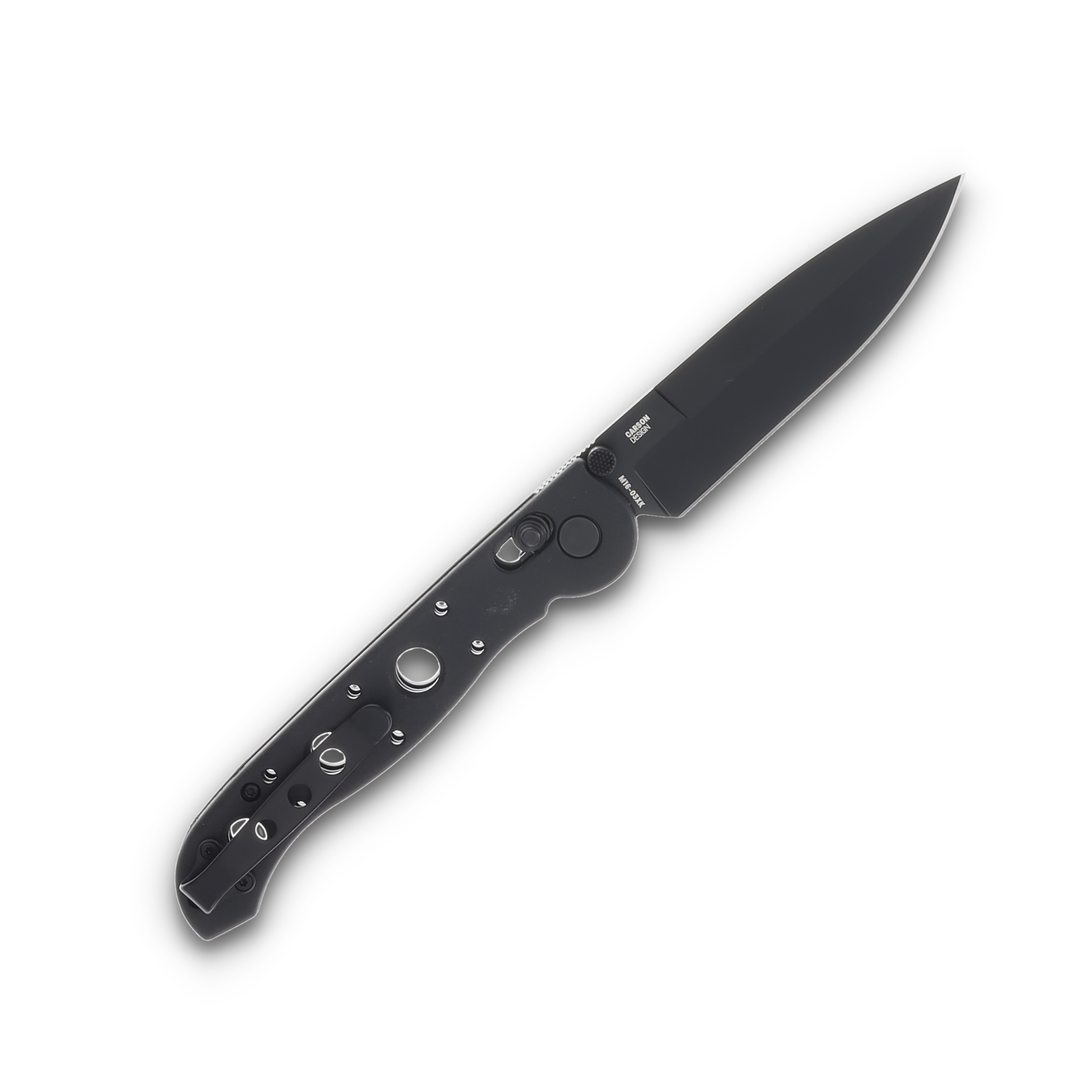 CRKT M16-03XK Folding Knife 3.57 Inch Plain Black EDP Spear Point CRM16-03XK View 2