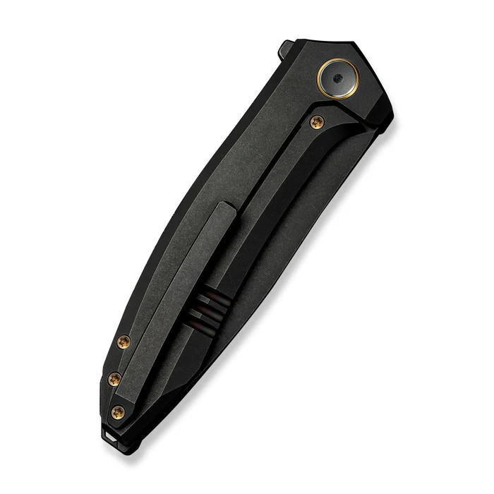 WE Knife Co Acuminal Black Titanium 3.98in Black Stonewashed Vanax Blade WE23070-1 View 5
