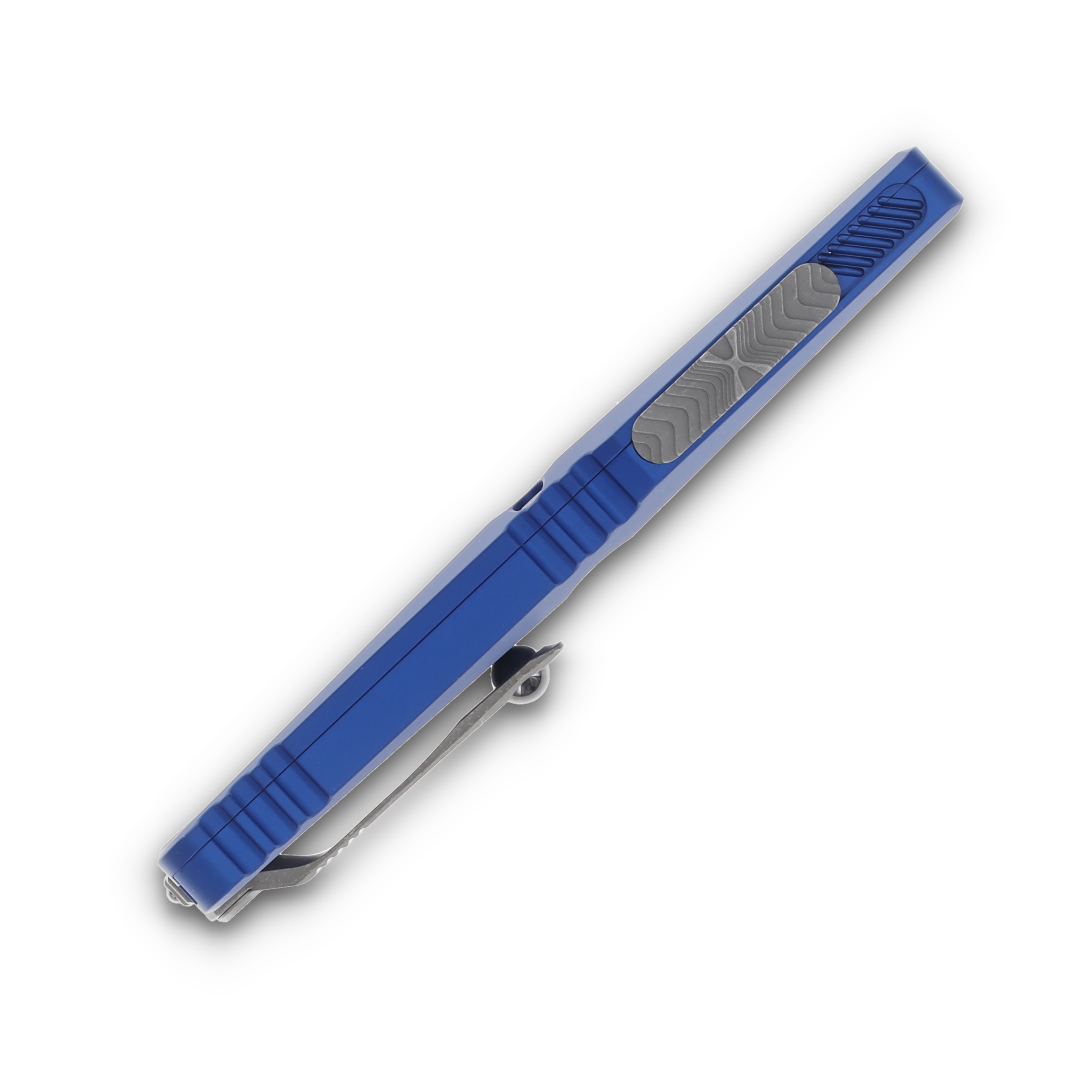 Microtech Combat Troodon S/E Gen III Navy Blue Apocalyptic Partial Serrated AUMT114311APNA View 5