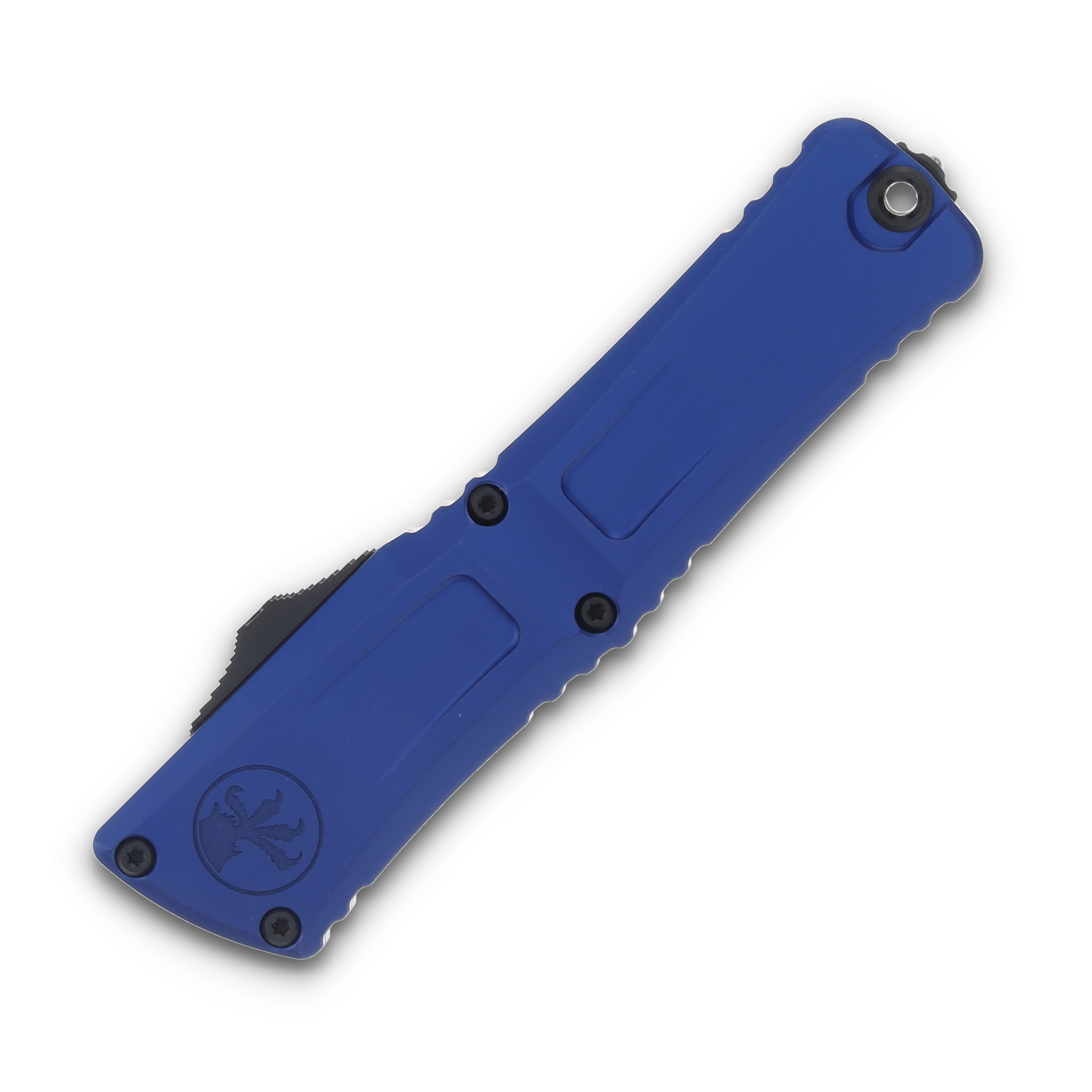 Microtech Combat Troodon S/E Gen III Navy Blue Partial Serrated AUMT11432NA View 3