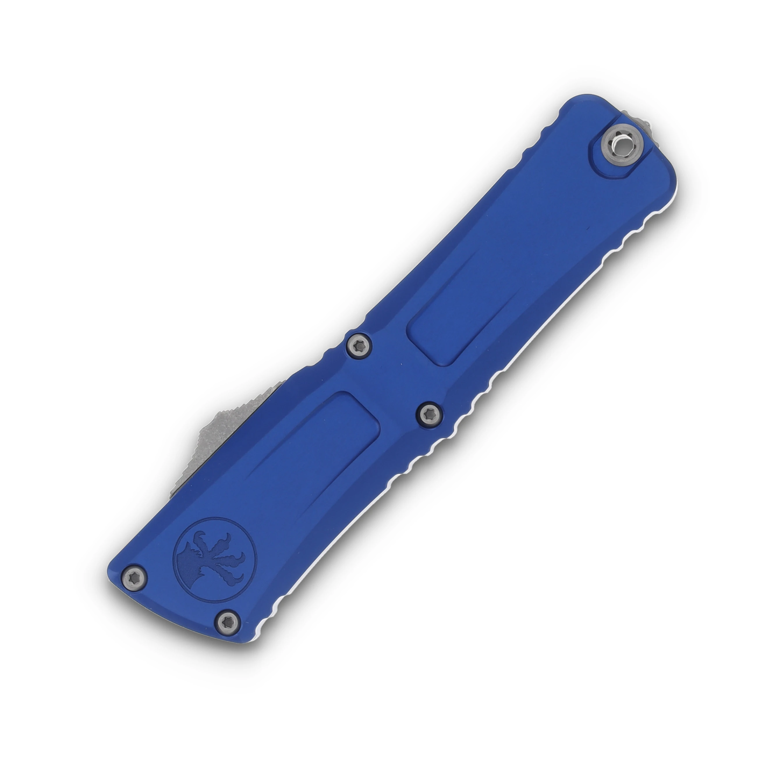 Microtech Combat Troodon T/E Gen III Navy Blue Apocalyptic Standard AUMT114410APNA View 3