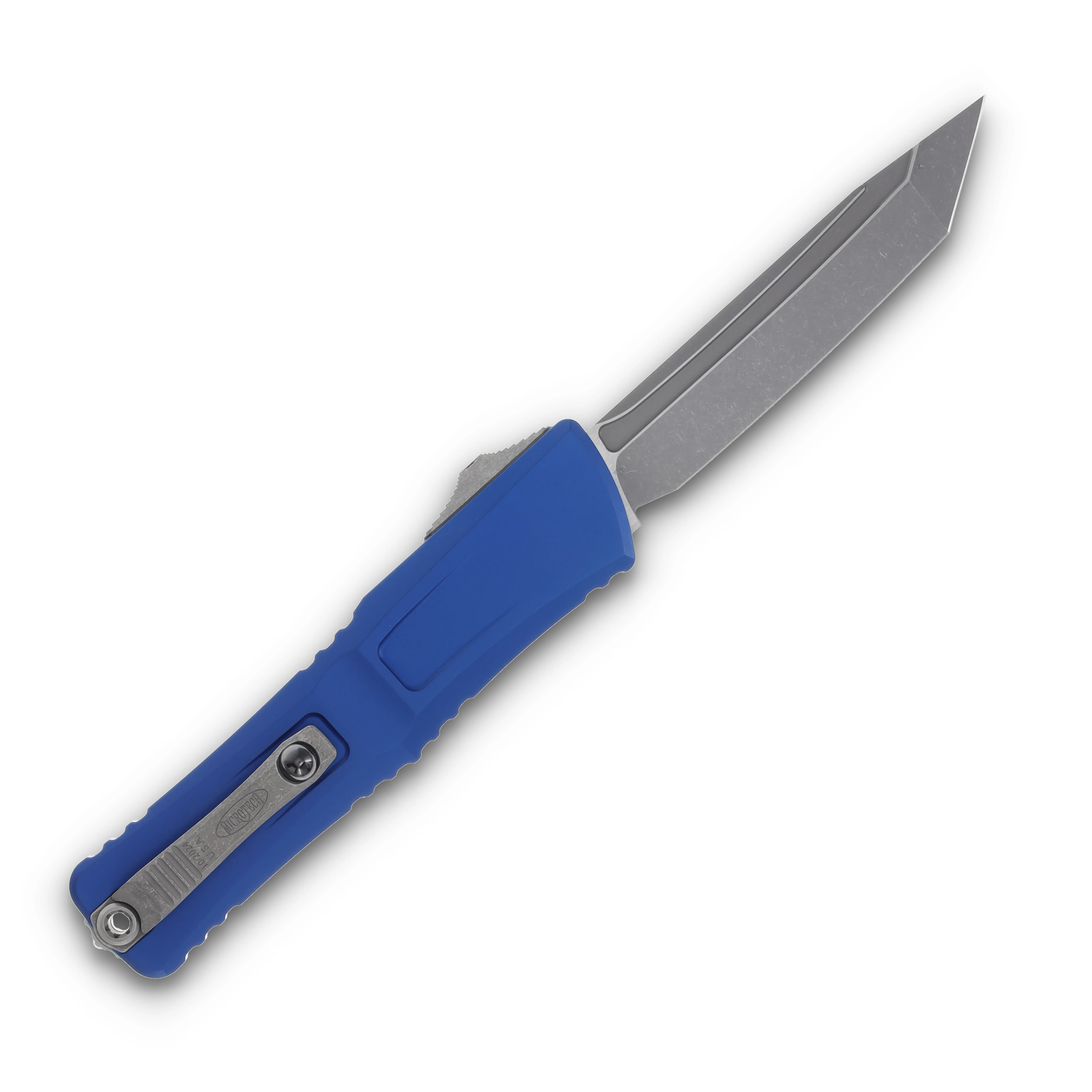 Microtech Combat Troodon T/E Gen III Navy Blue Apocalyptic Standard AUMT114410APNA View 2