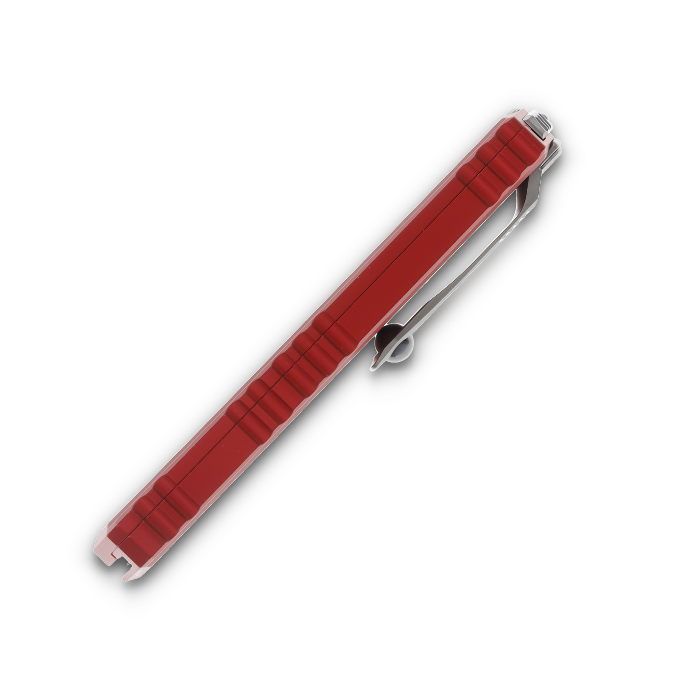 Microtech Cypher II D/E Red Stonewash Standard AUMT124210RD View 6