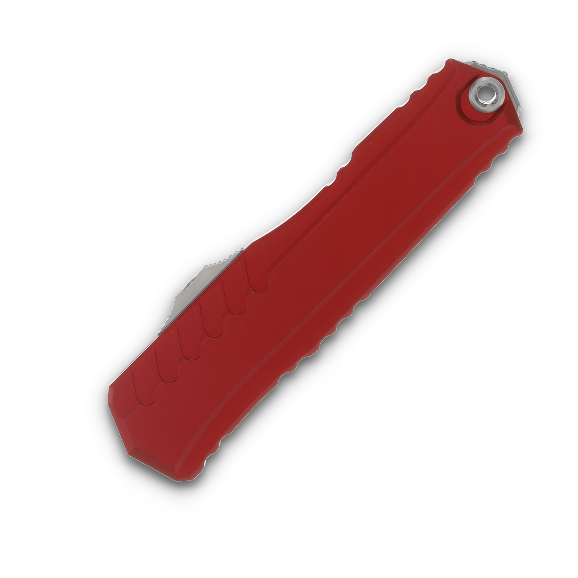 Microtech Cypher II D/E Red Stonewash Standard AUMT124210RD View 3