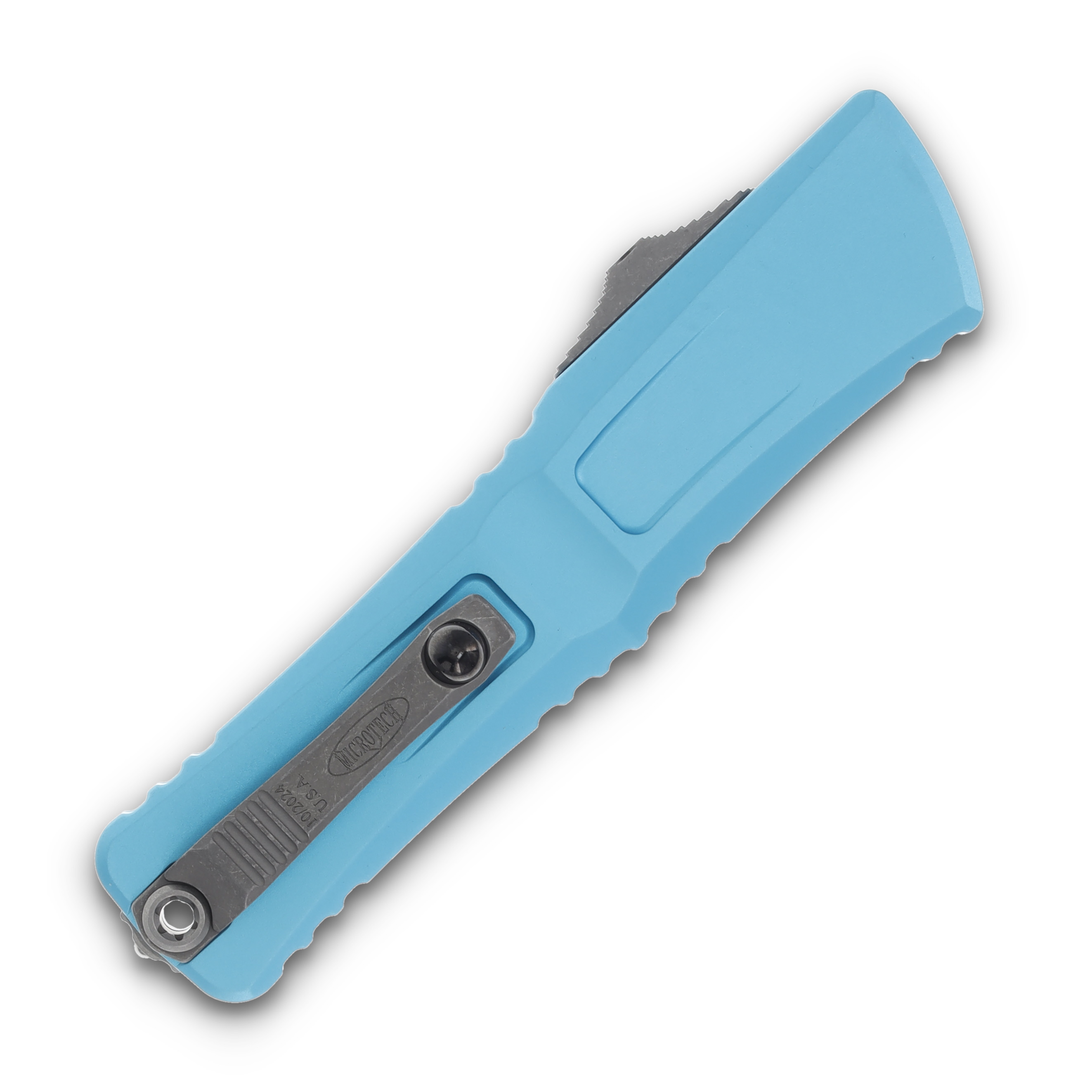 Microtech Combat Troodon GEN III S/E Apocalyptic Standard Turquoise AUMT114310APTQ View 2