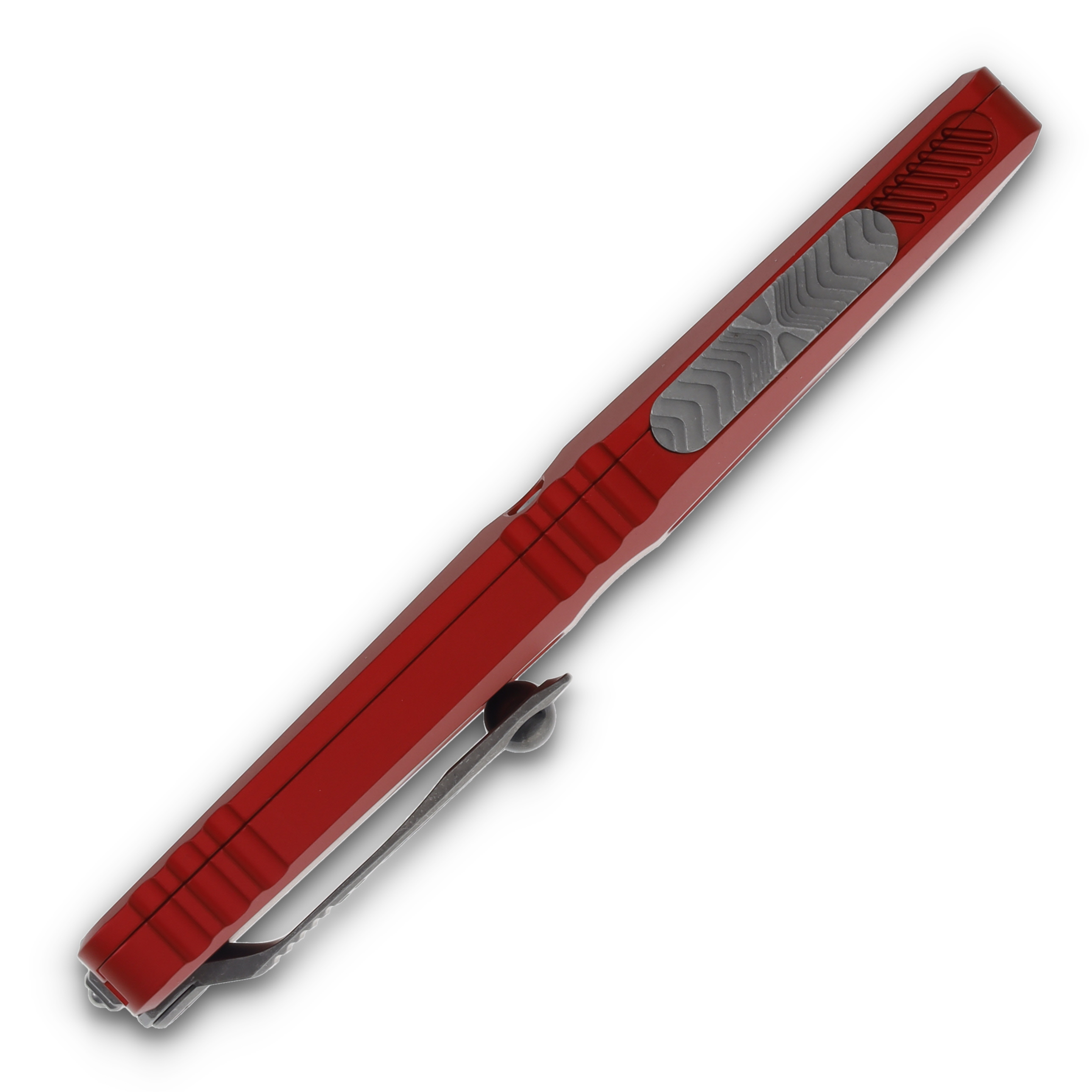 Microtech Combat Troodon D/E Gen III Red Apocalyptic Full Serrated AUMT114212APRD View 3