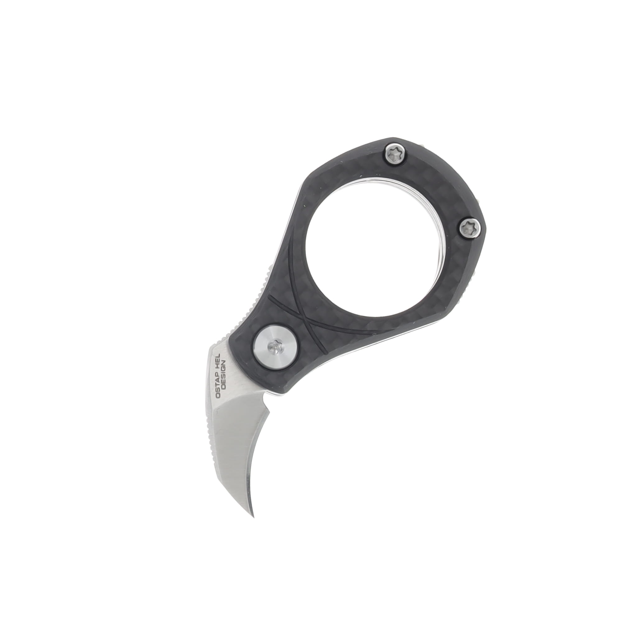CIVIVI Pyrus Slipjoint Utility Knife Twill Carbon Fiber Satin Hawkbill Blade C23038-3 View 1