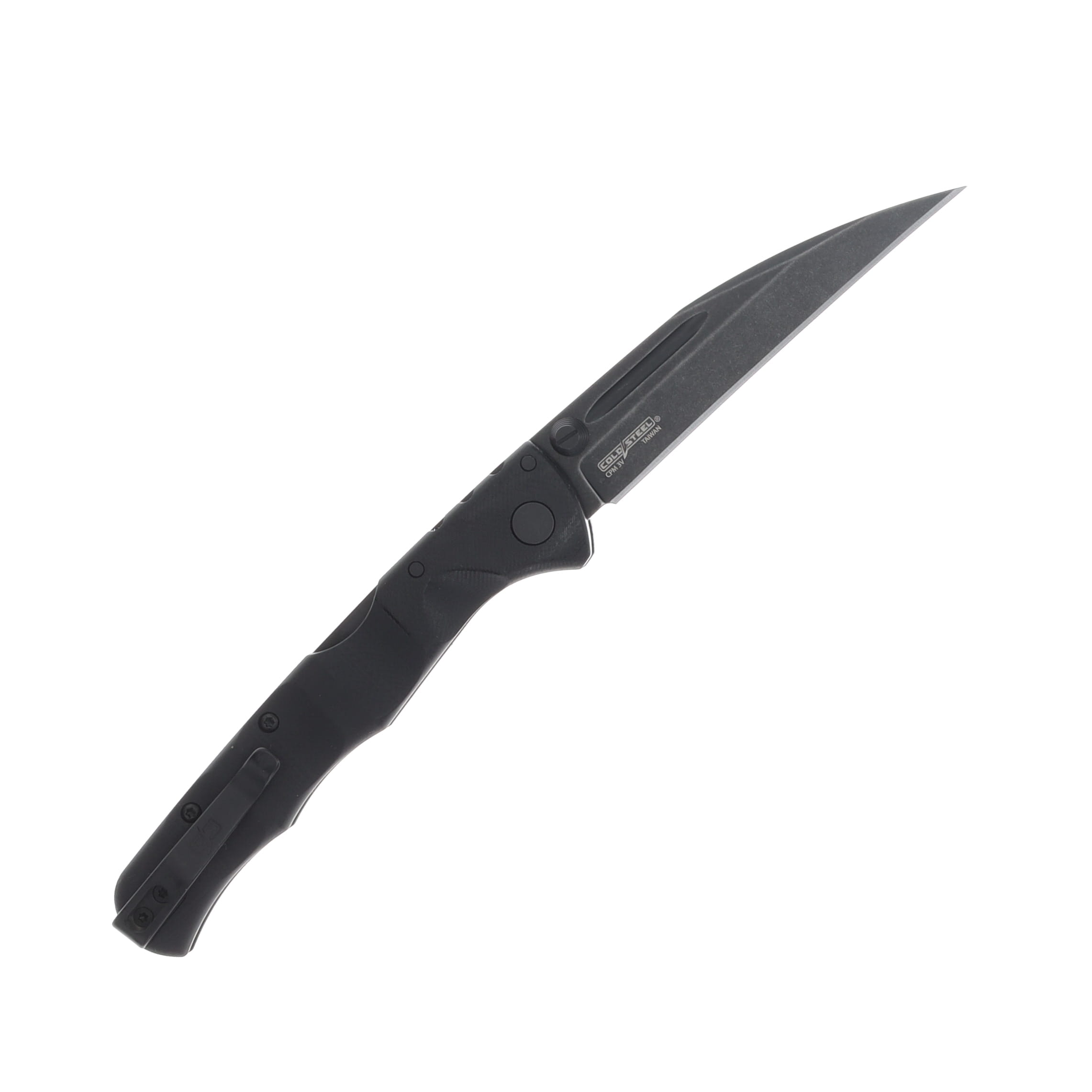 Cold Steel Frenzy II Folding Knife Black 3.5in Plain PVD Sheepsfoot CS-FL-35FRN-BKBK View 2