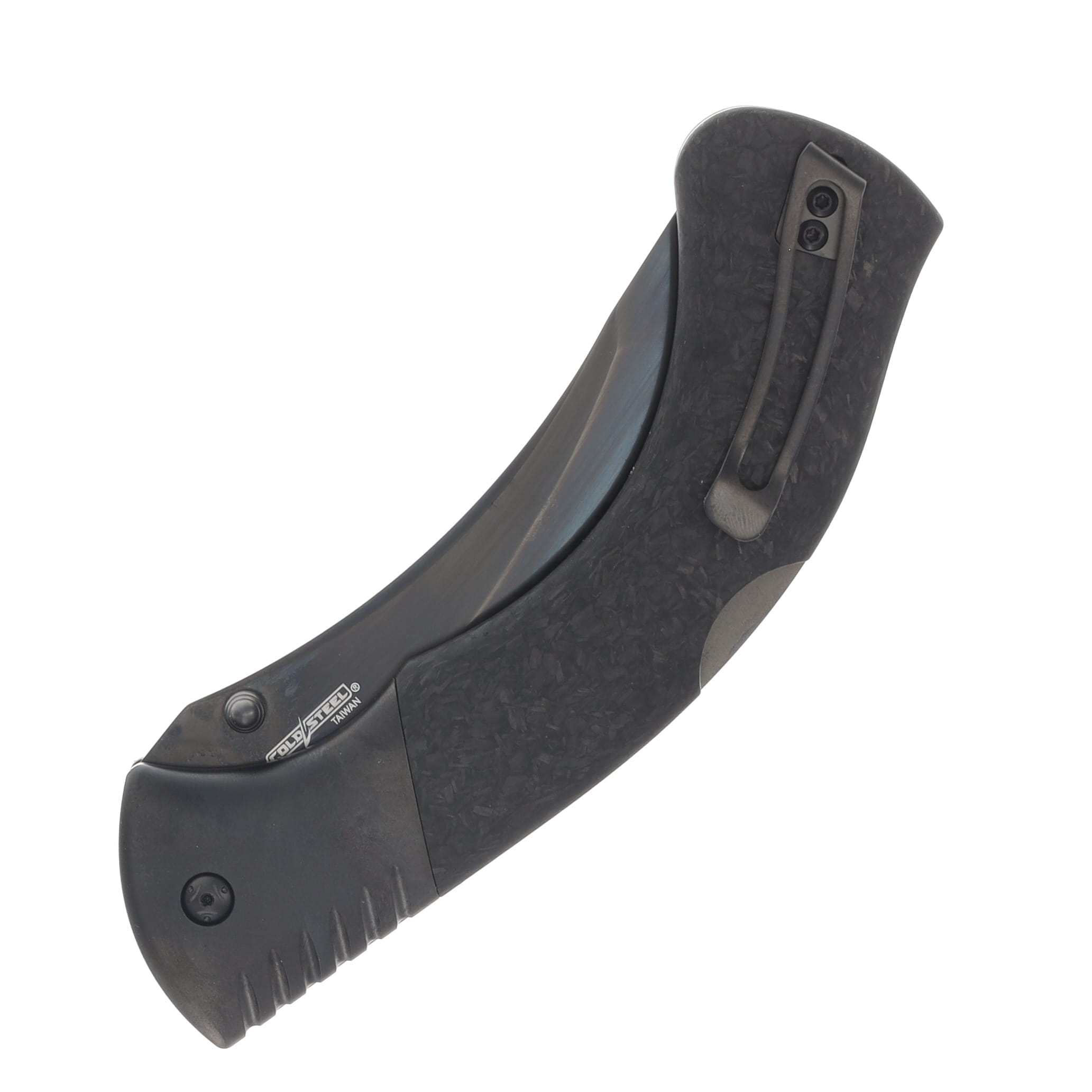 Cold Steel Black Sable Folding Knife Carbon Fiber 4.2in PVD Tanto Blade CS-FL-42BS View 4
