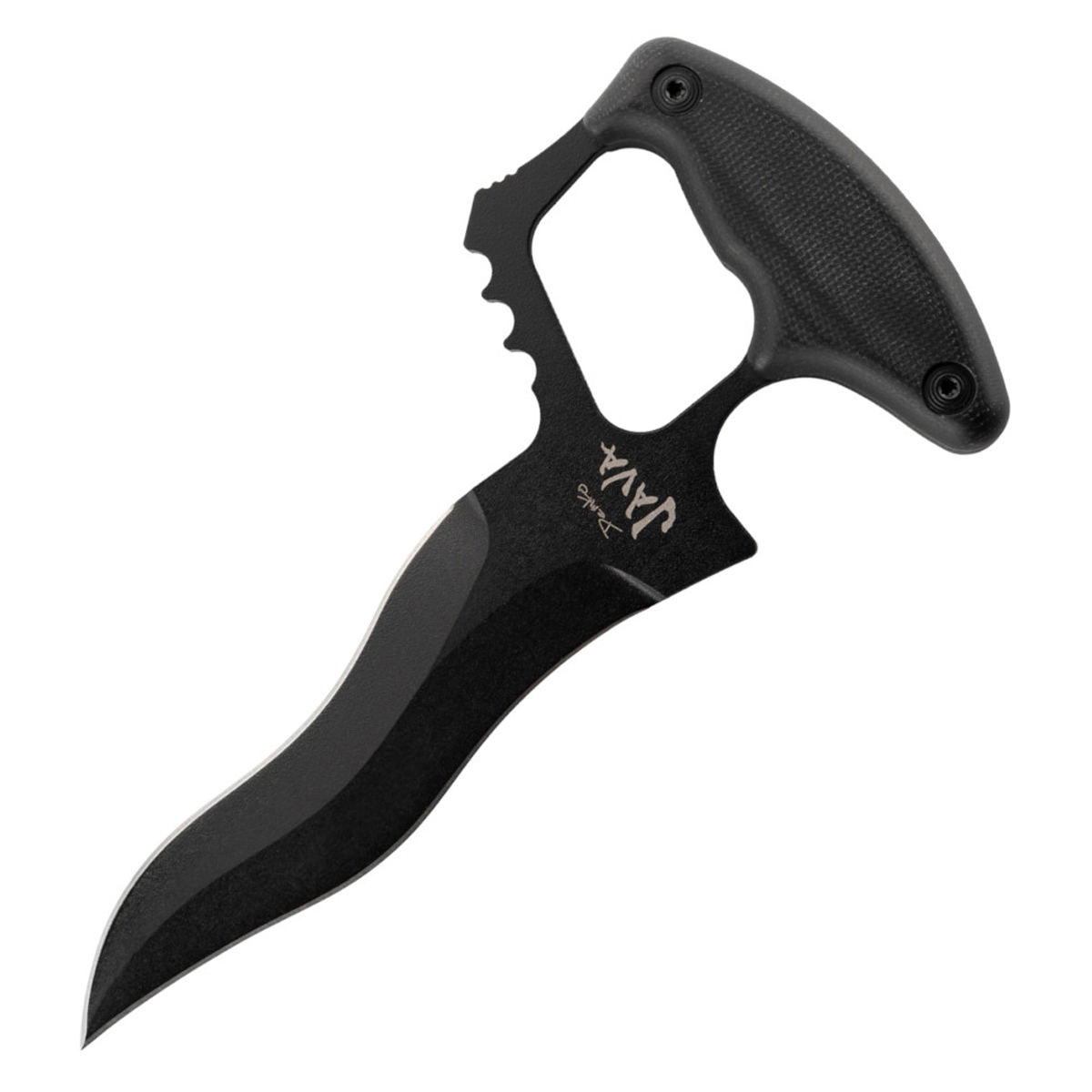 Cold Steel Demko Kriss Push Dagger Black Micarta Handle Black Powdercoat SK-5 Blade CS-FX-55KPD View 1