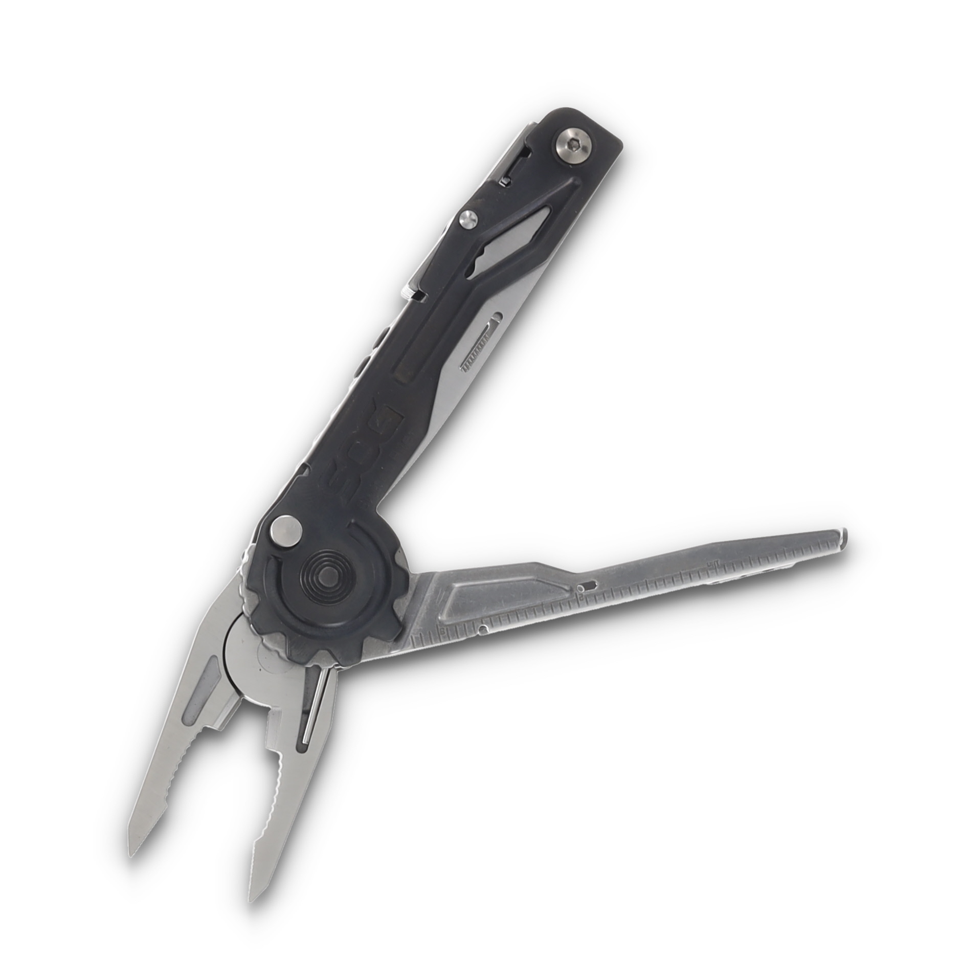 SOG SwitchPlier 2.0 Multi-Tool, Black and Silver SOG-SWP1001-CP View 3