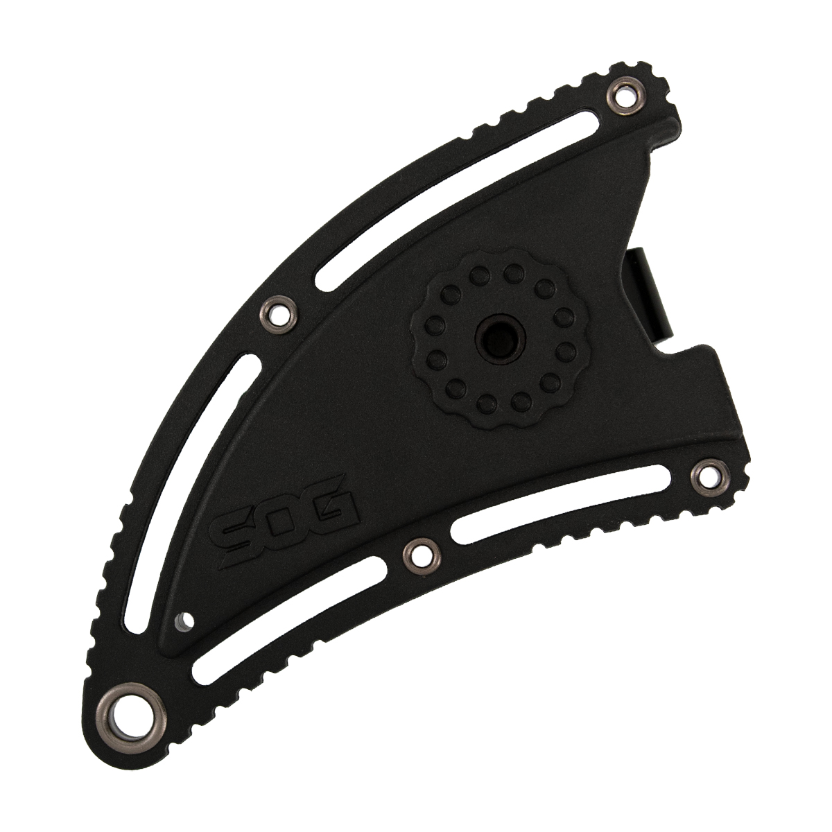 SOG Gambit Blackout Fixed Blade Knife 2.58in Plain Black Sheepsfoot SOG-GB1002-CP View 4