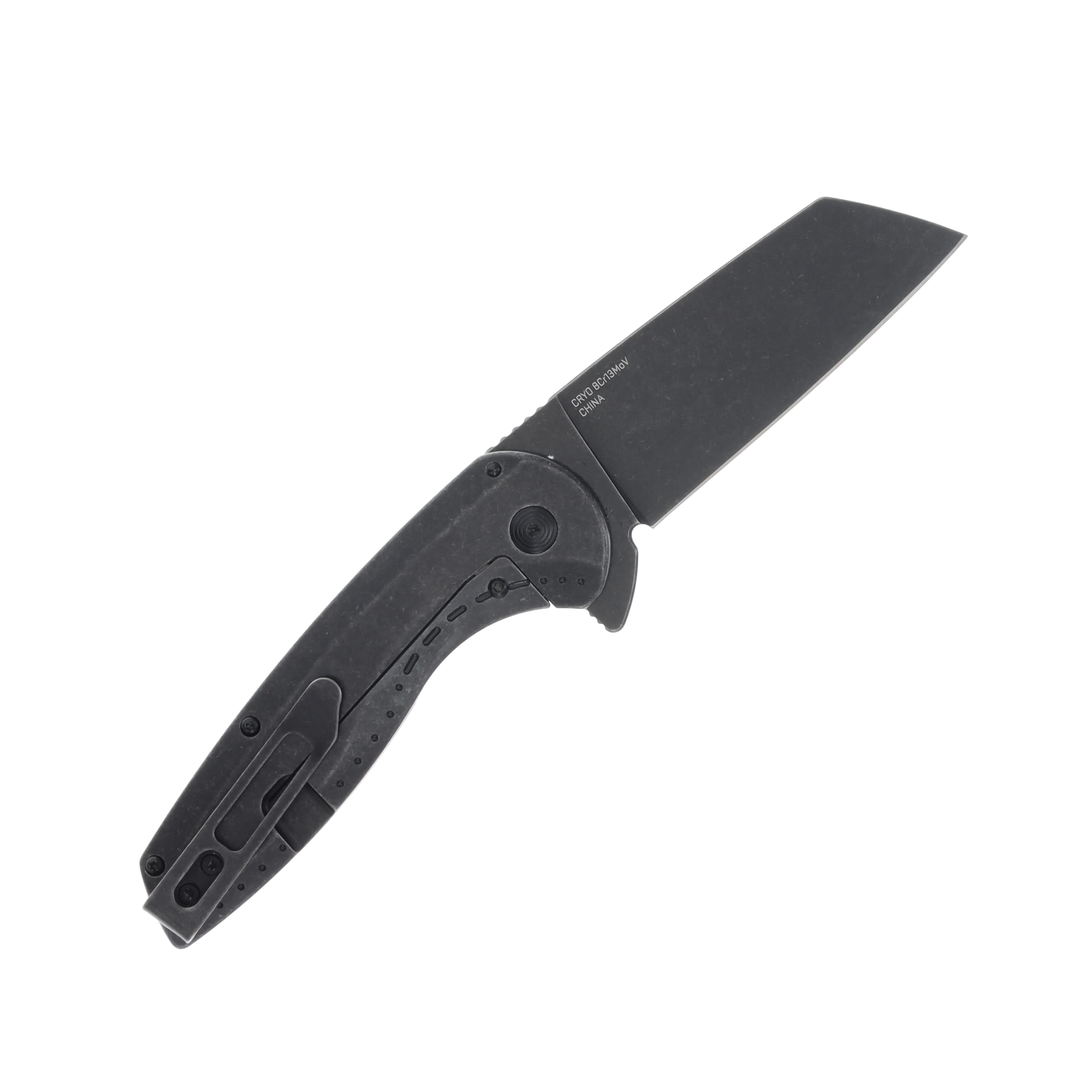 SOG Aegis FLK 2.0 Folding Knife 3.25in Plain Black Wharncliffe Blade SOG-14-41-04-43 View 2
