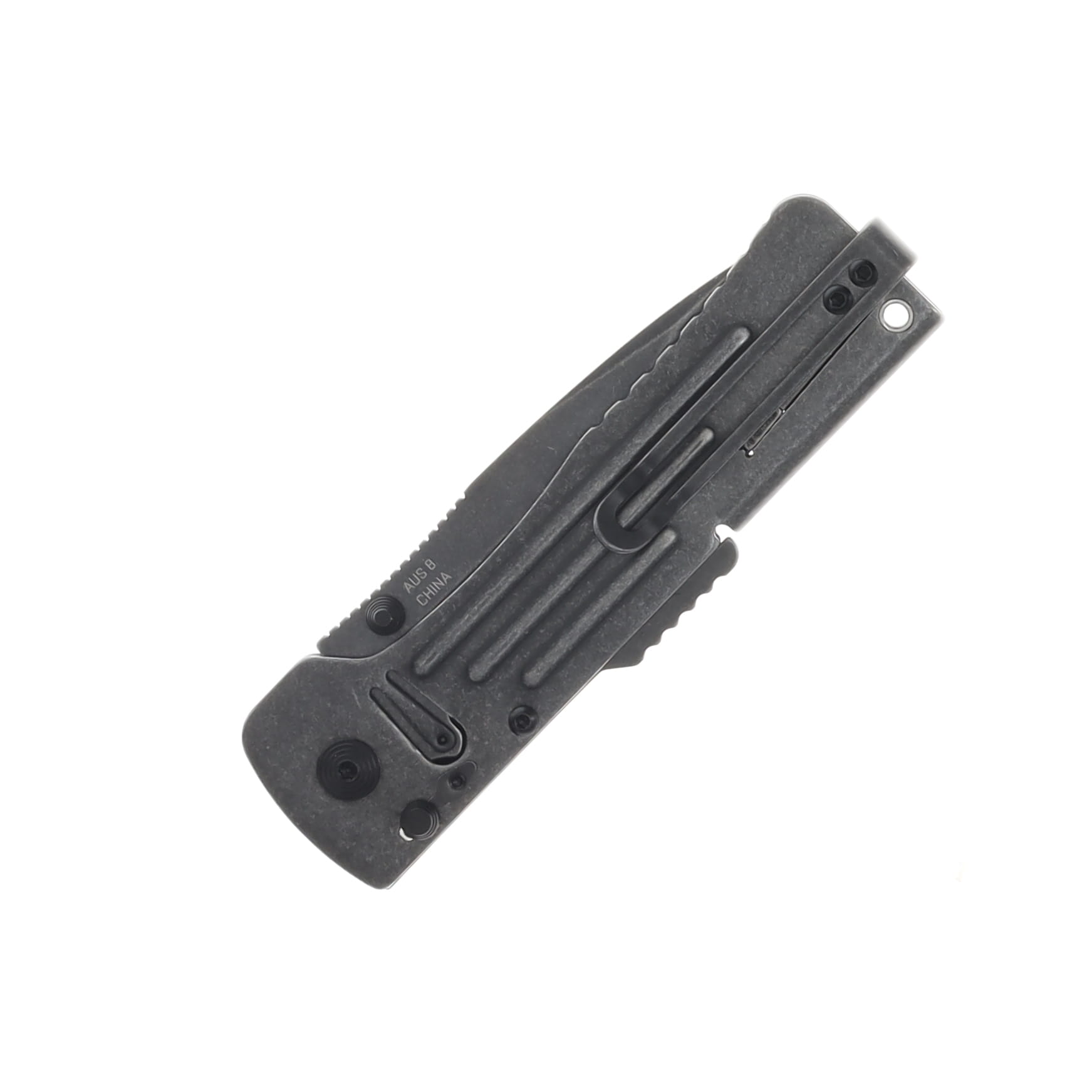 SOG Slim Jim 2.0 Assisted Folding Knife Black 3.18in Plain Clip Point SOG-SJ42-CP View 3
