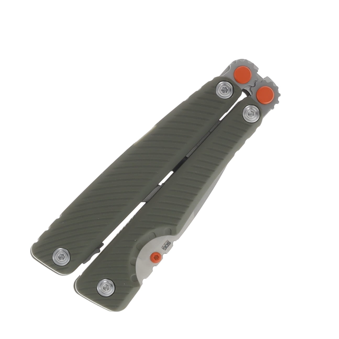 Sog Tellus MT Green G-10 Handle Satin Stainless Blades SOG-29-06-01-41 View 7
