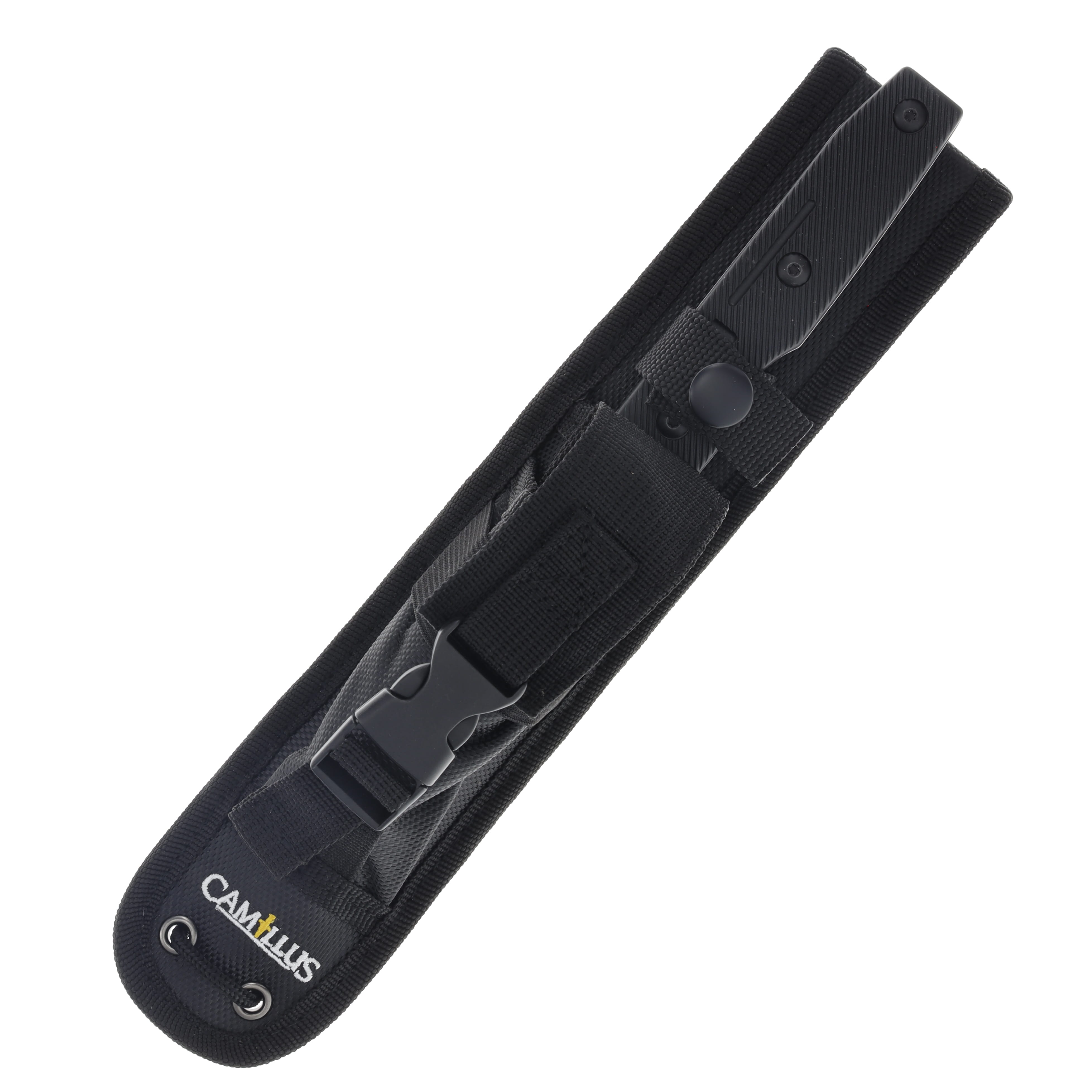 Camillus Outback Folding & Fixed Combo-2 Pack Black Injection Molded Handle Black Stonewash 3Cr13 Blade CAM-19020 View 5