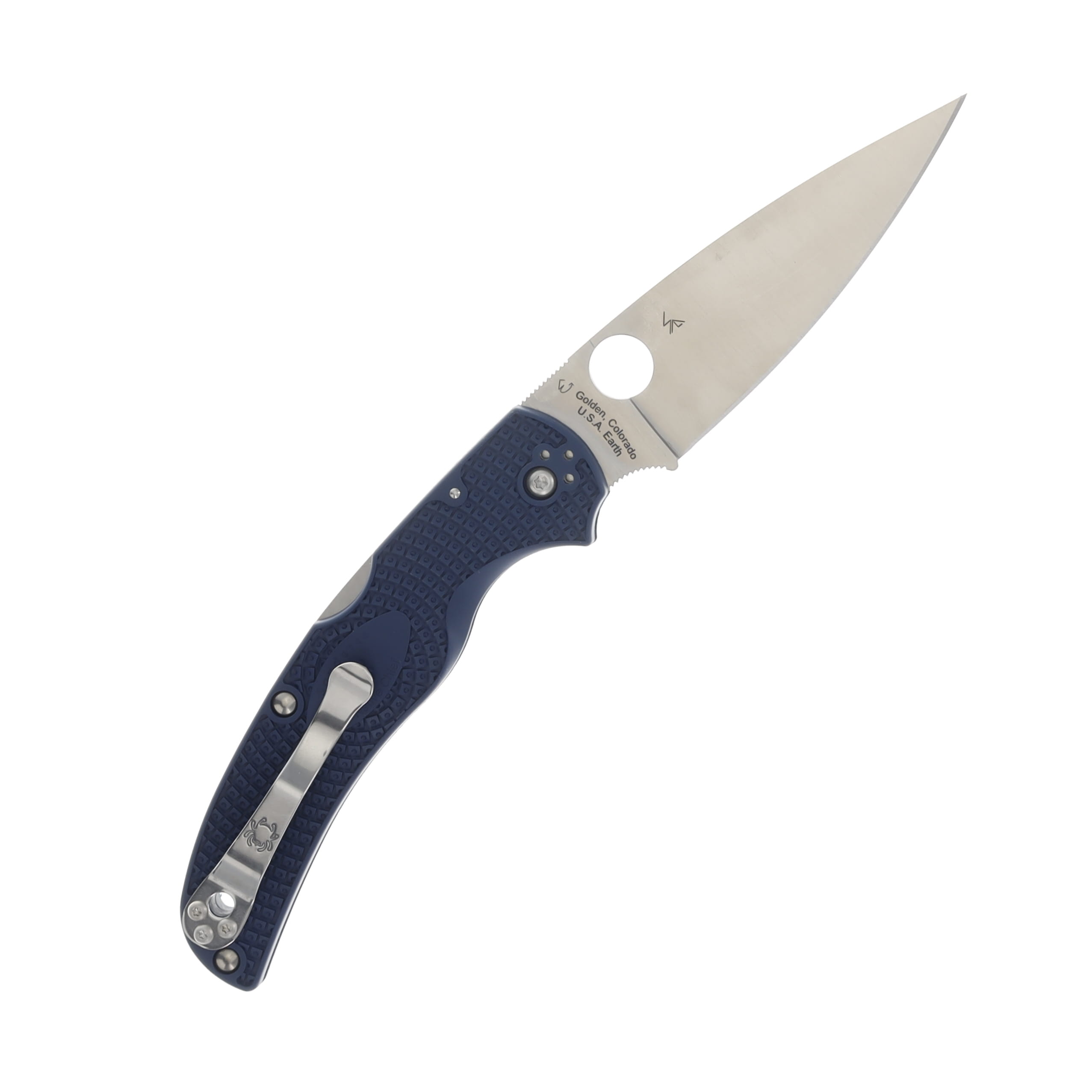 Spyderco Native Chief Dark Blue Lightweight CPM S110V SPC244PDBL View 2