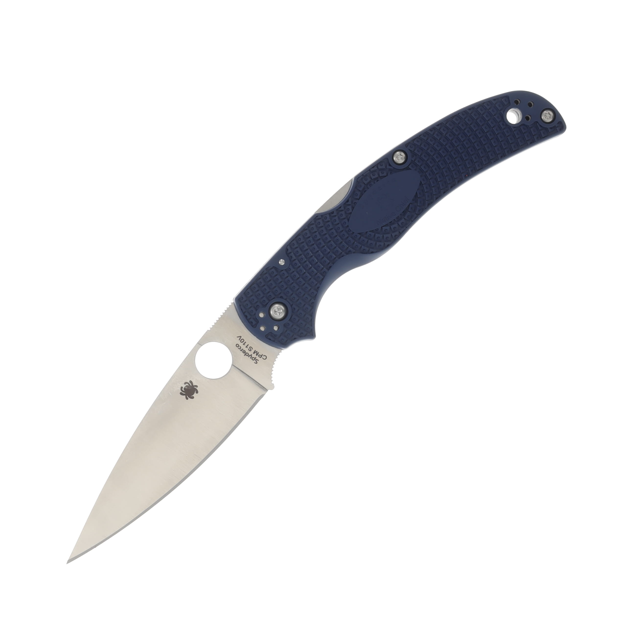 Spyderco Native Chief Dark Blue Lightweight CPM S110V SPC244PDBL View 1