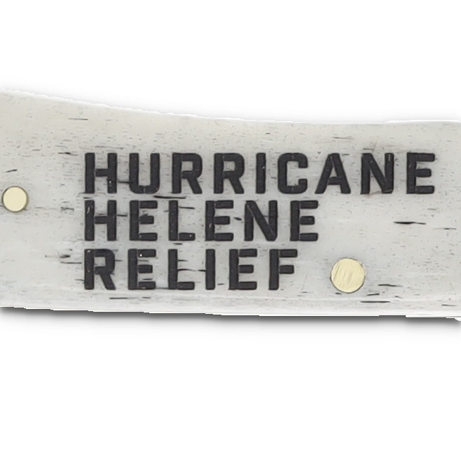 Case XX Hurricane Helene Natural Bone Trapper Folding Knife View 6
