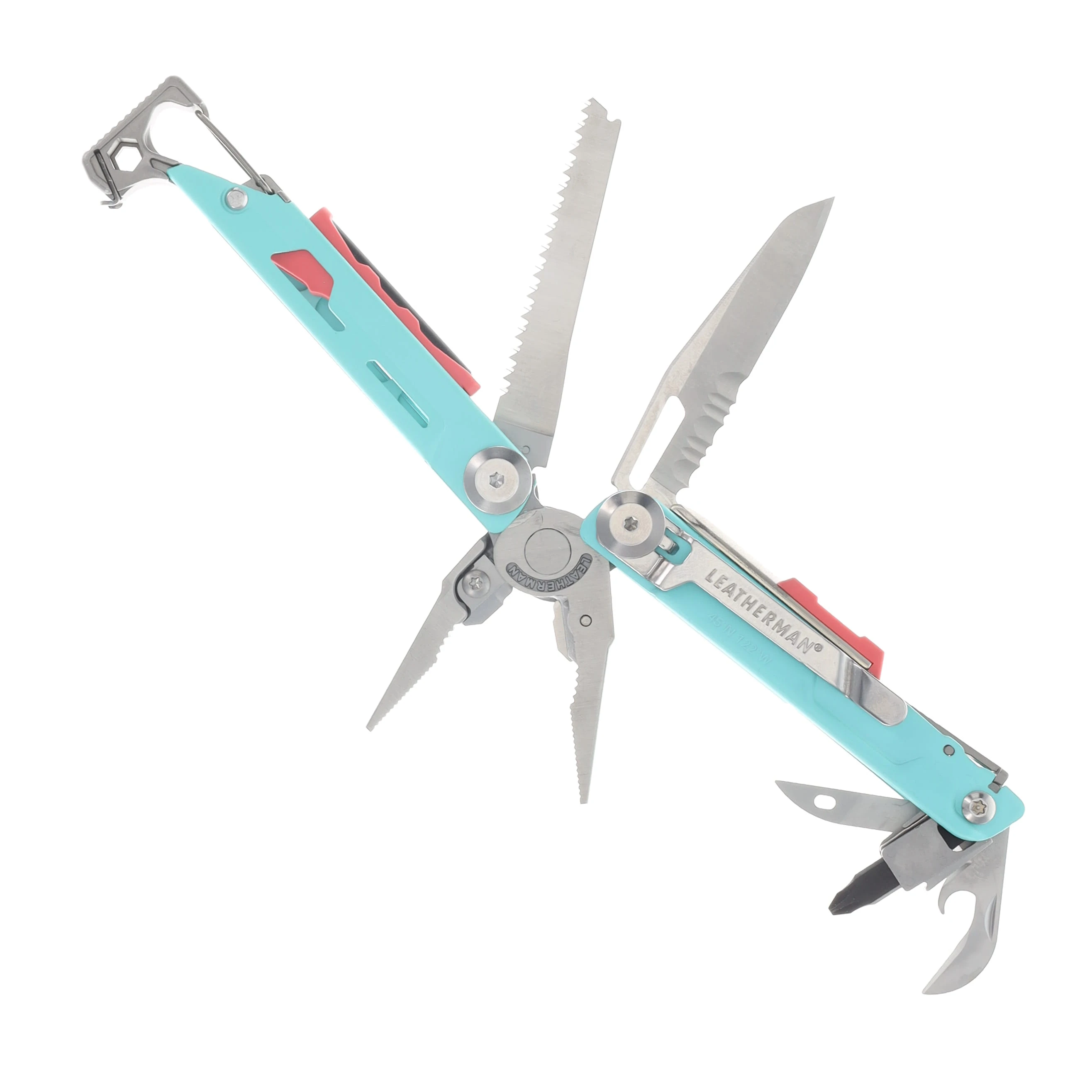 Leatherman Signal Multi-Tool Aqua Silver 19 Tools LM833185 View 4