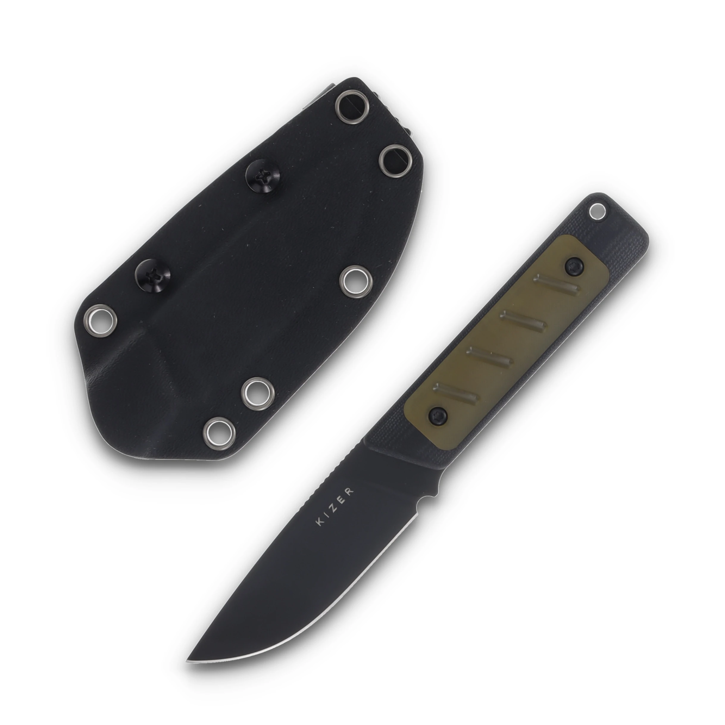 Kizer Smolt G-10 & PEI Handle D2 Blade 1063A4 View 1
