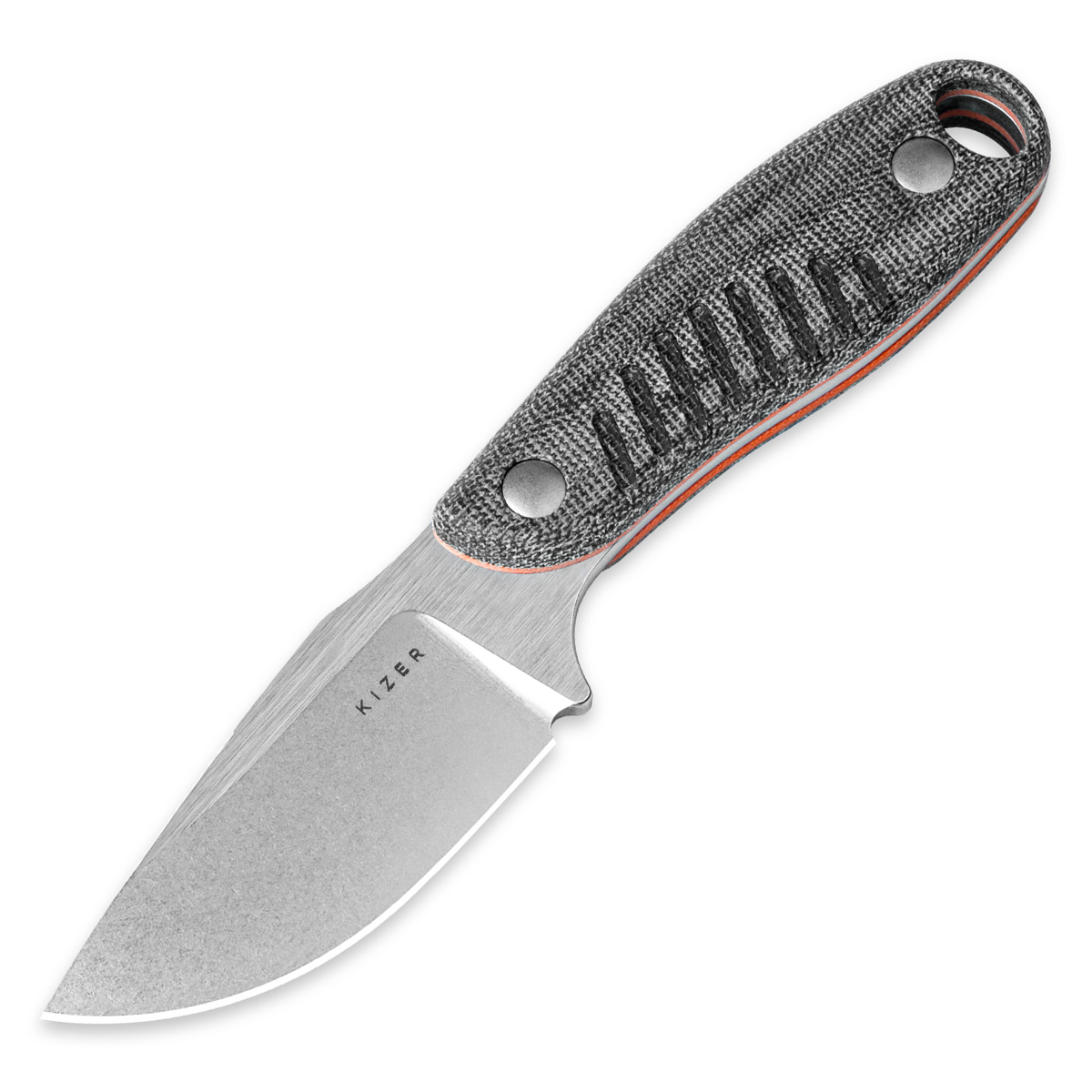 Kizer Hare Black Micarta & G-10 Handle Nitro V Blade 1077A2 View 2