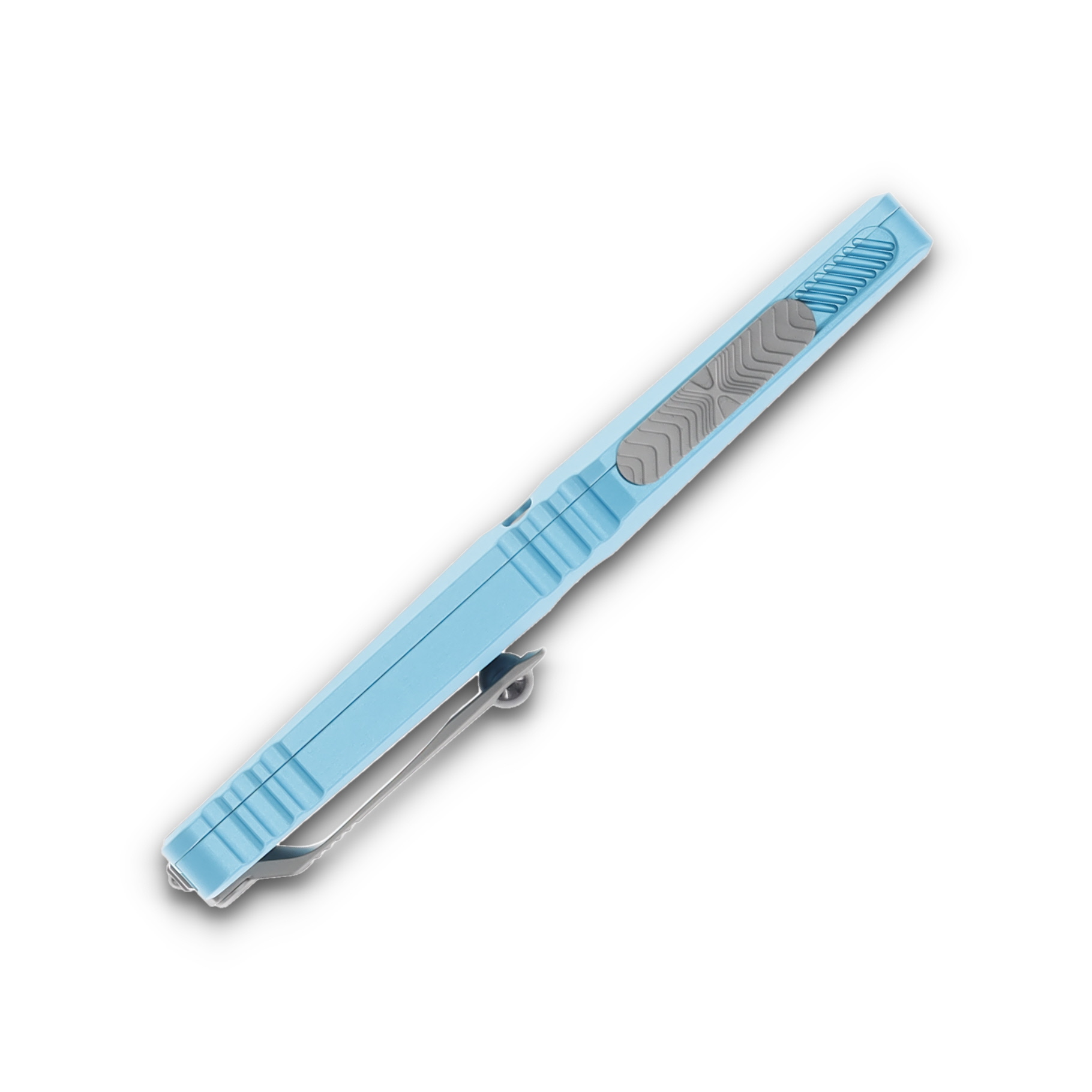 Microtech Combat Troodon Gen III S/E Stonewash Partially Serrated Turquoise AUMT114311TQ View 6