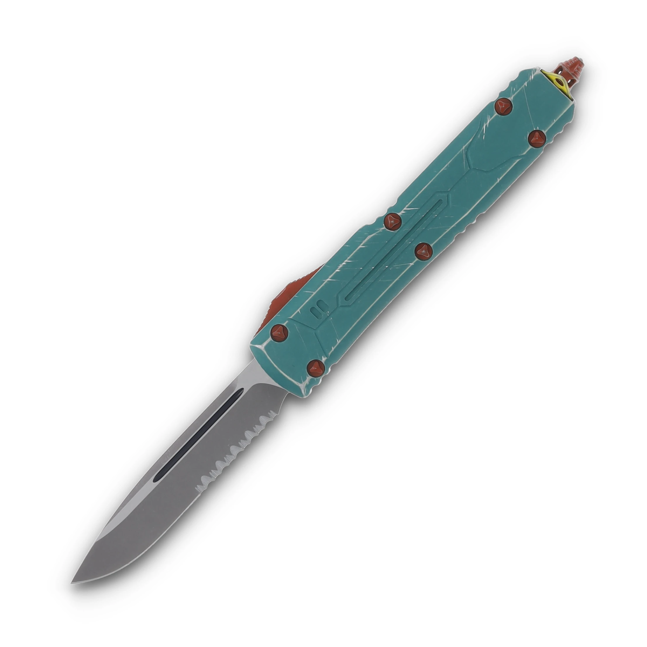 Microtech Ultratech S/E Apocalyptic Partial Serrated AUMT12111BH View 1