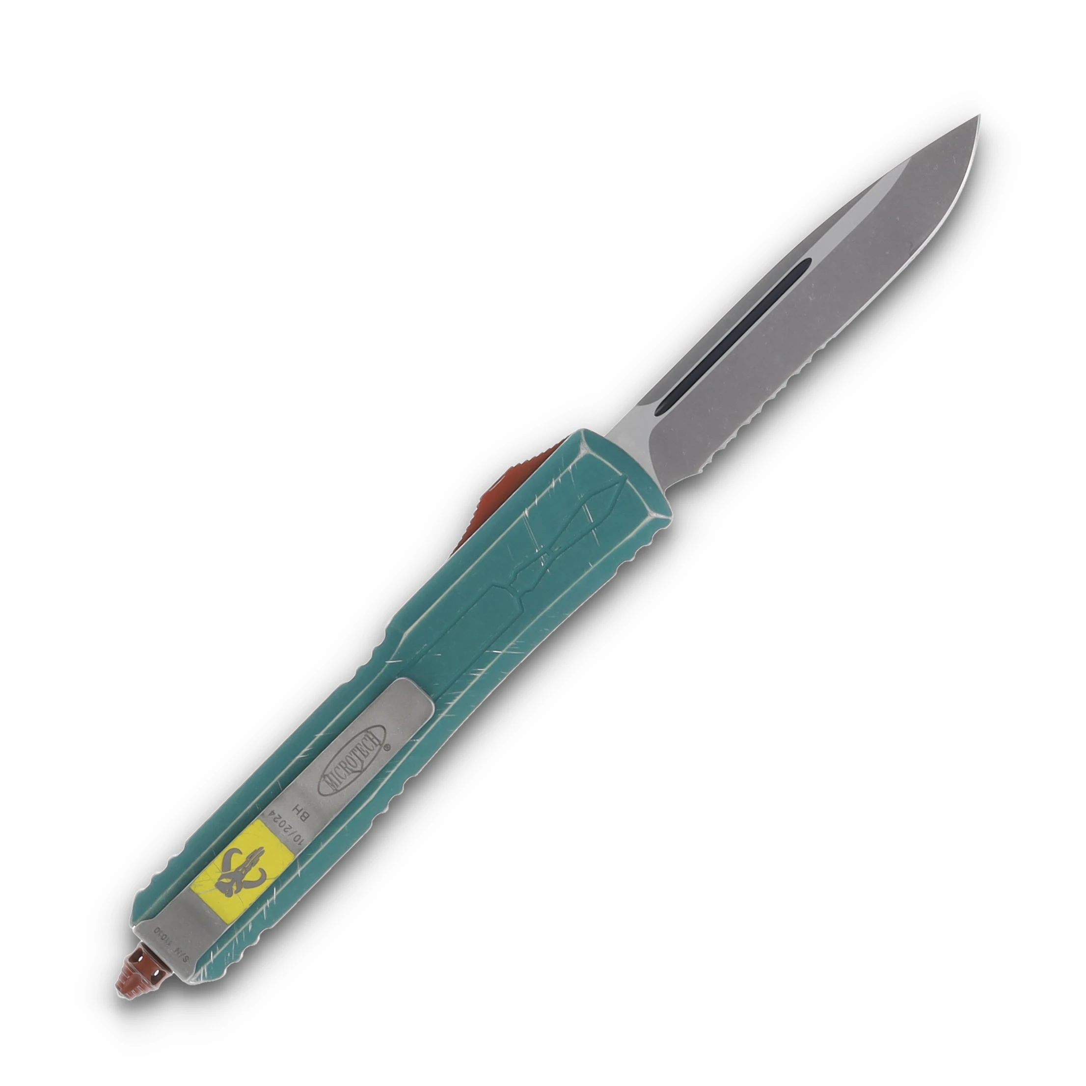 Microtech Ultratech S/E Apocalyptic Partial Serrated AUMT12111BH View 2