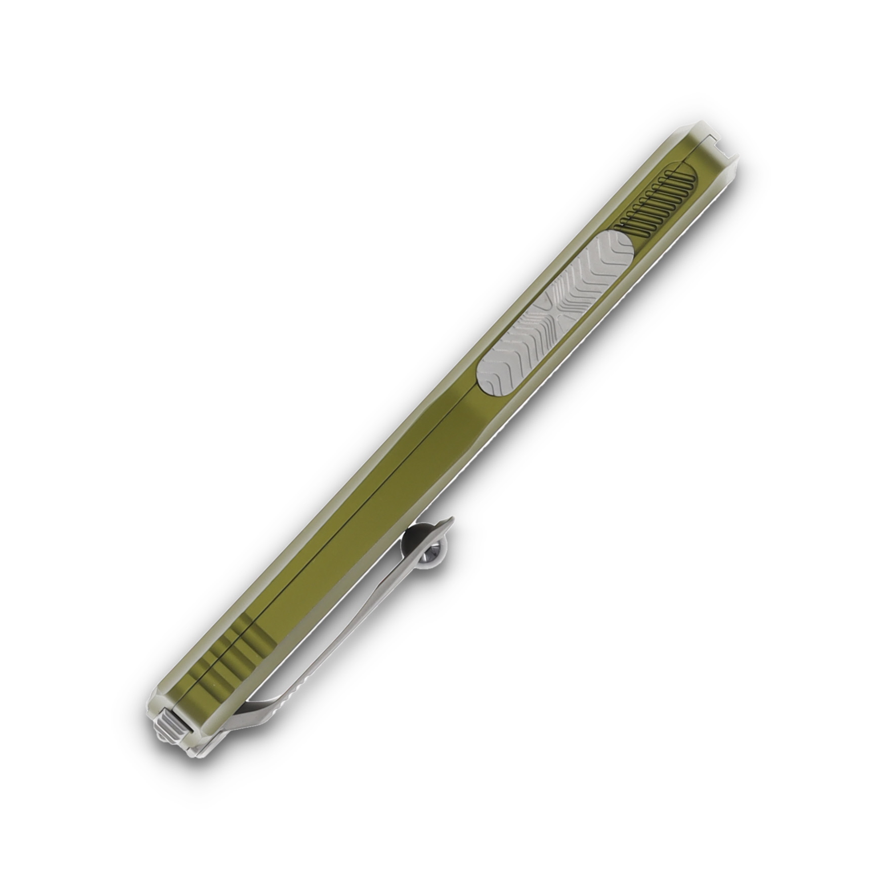 Microtech Hera II D/E Stonewash Standard OD Green Aluminum AUMT170210OD View 5