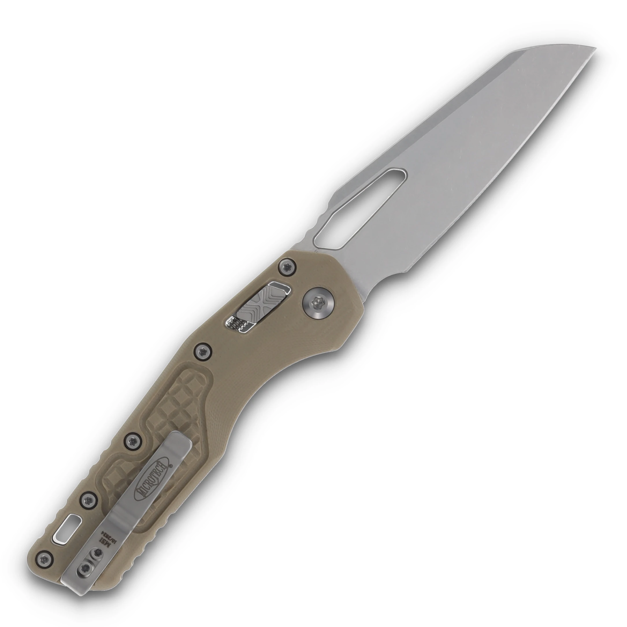 Microtech MSI Ram-Lok Frag Tan G-10 3.88in SW Sheepsfoot Blade MT21010FRGTTA View 2