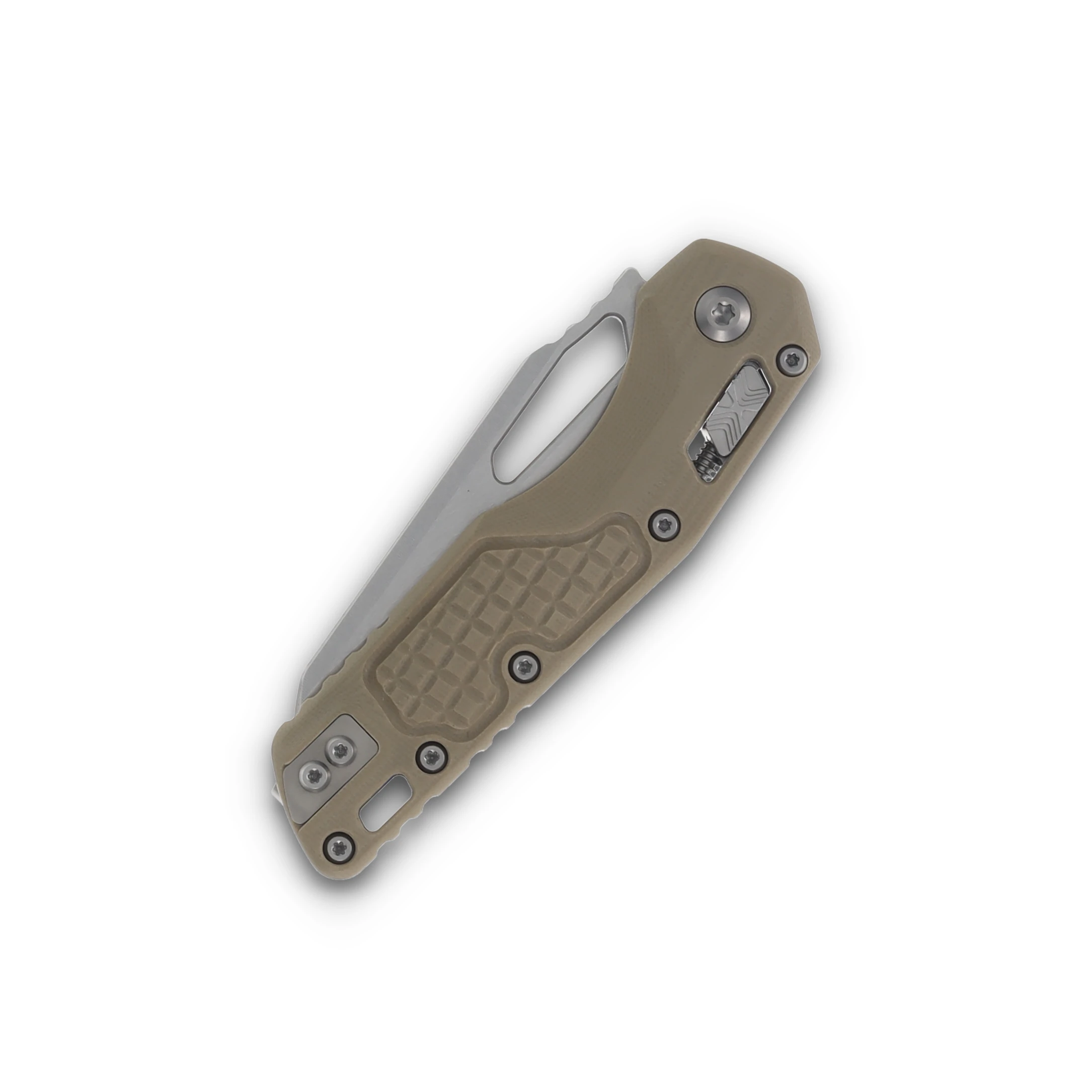 Microtech MSI Ram-Lok Frag Tan G-10 3.88in SW Sheepsfoot Blade MT21010FRGTTA View 5