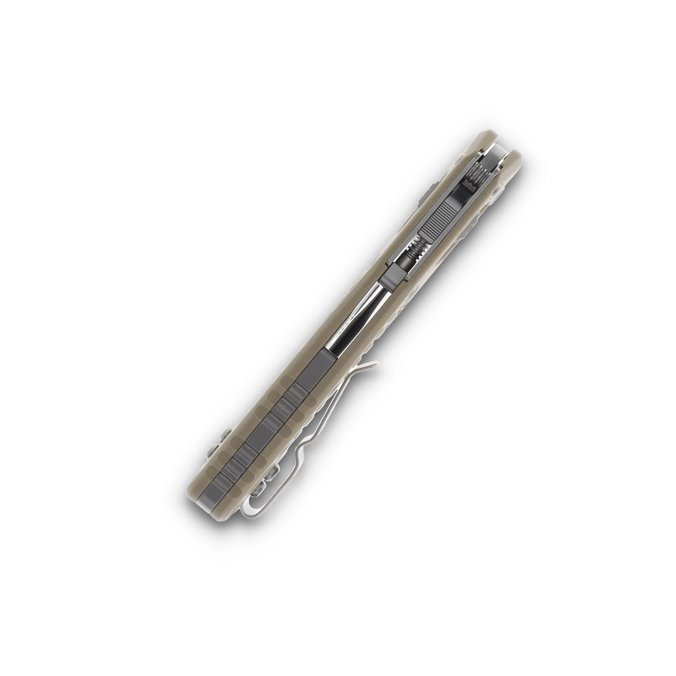 Microtech MSI Ram-Lok Frag Tan G-10 3.88in SW Sheepsfoot Blade MT21010FRGTTA View 8