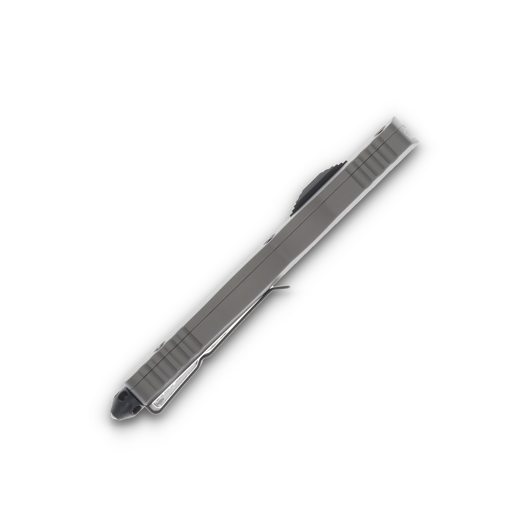 Microtech Dirac Delta D/E Black Standard Natural Clear Aluminum AUMT2271NC View 5