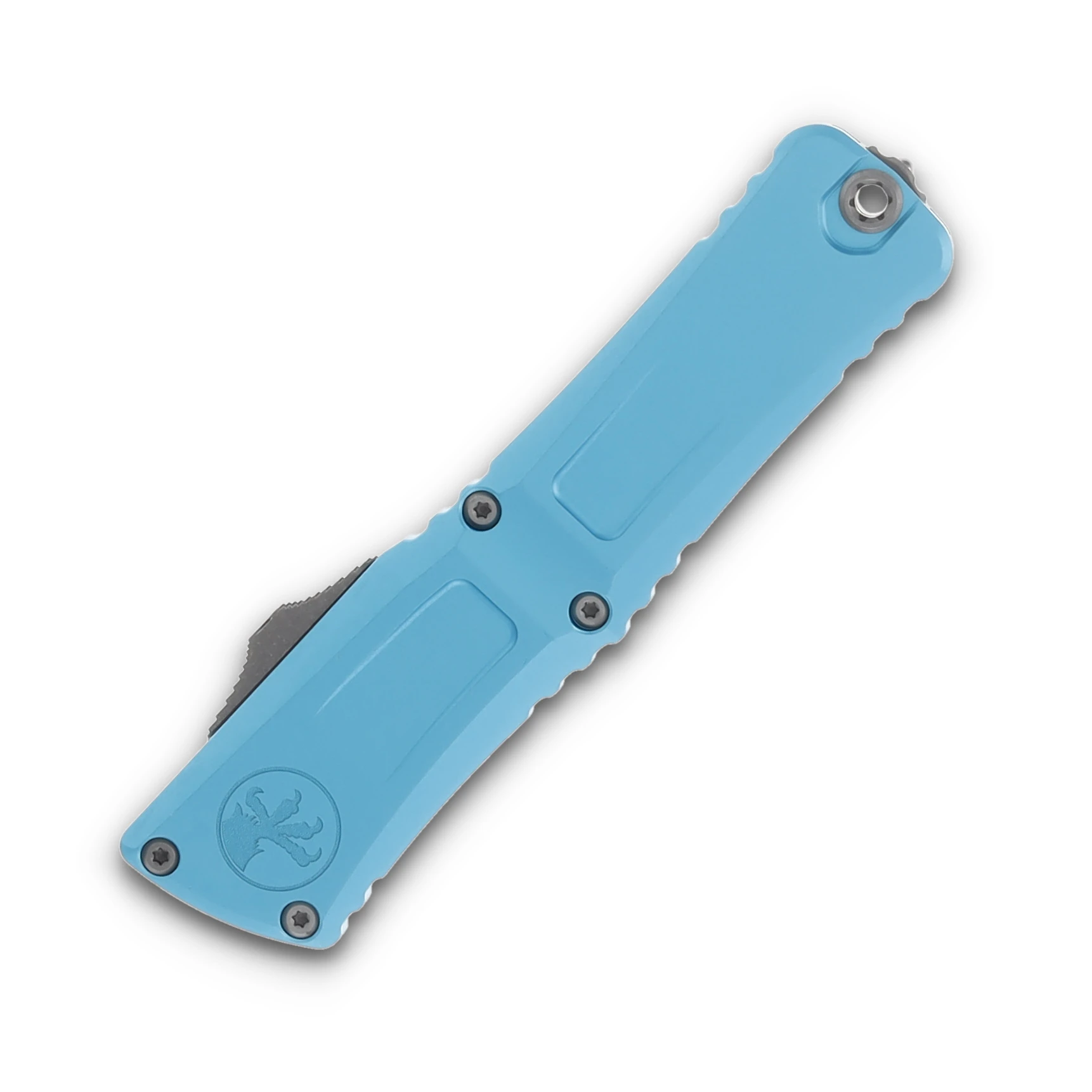 Microtech Combat Troodon Gen III S/E Partially Serrated Turquoise AUMT114311APTQ View 3