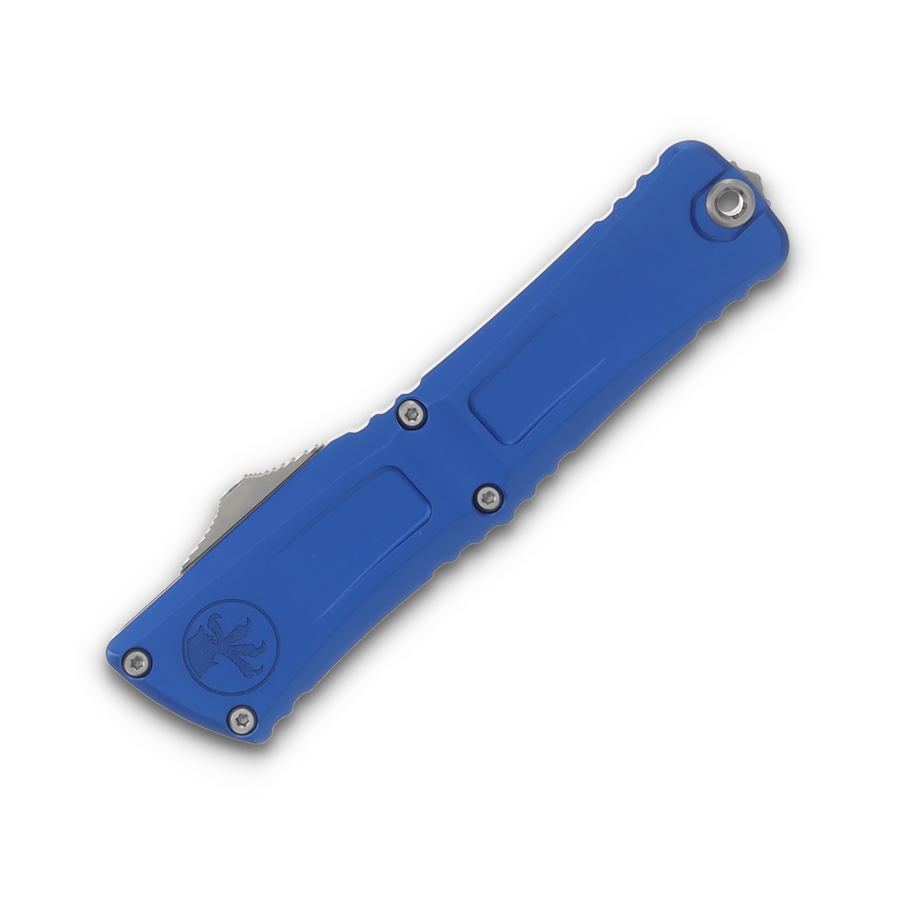 Microtech Combat Troodon D/E Gen III Navy Blue Stonewash Standard AUMT114210NA View 3