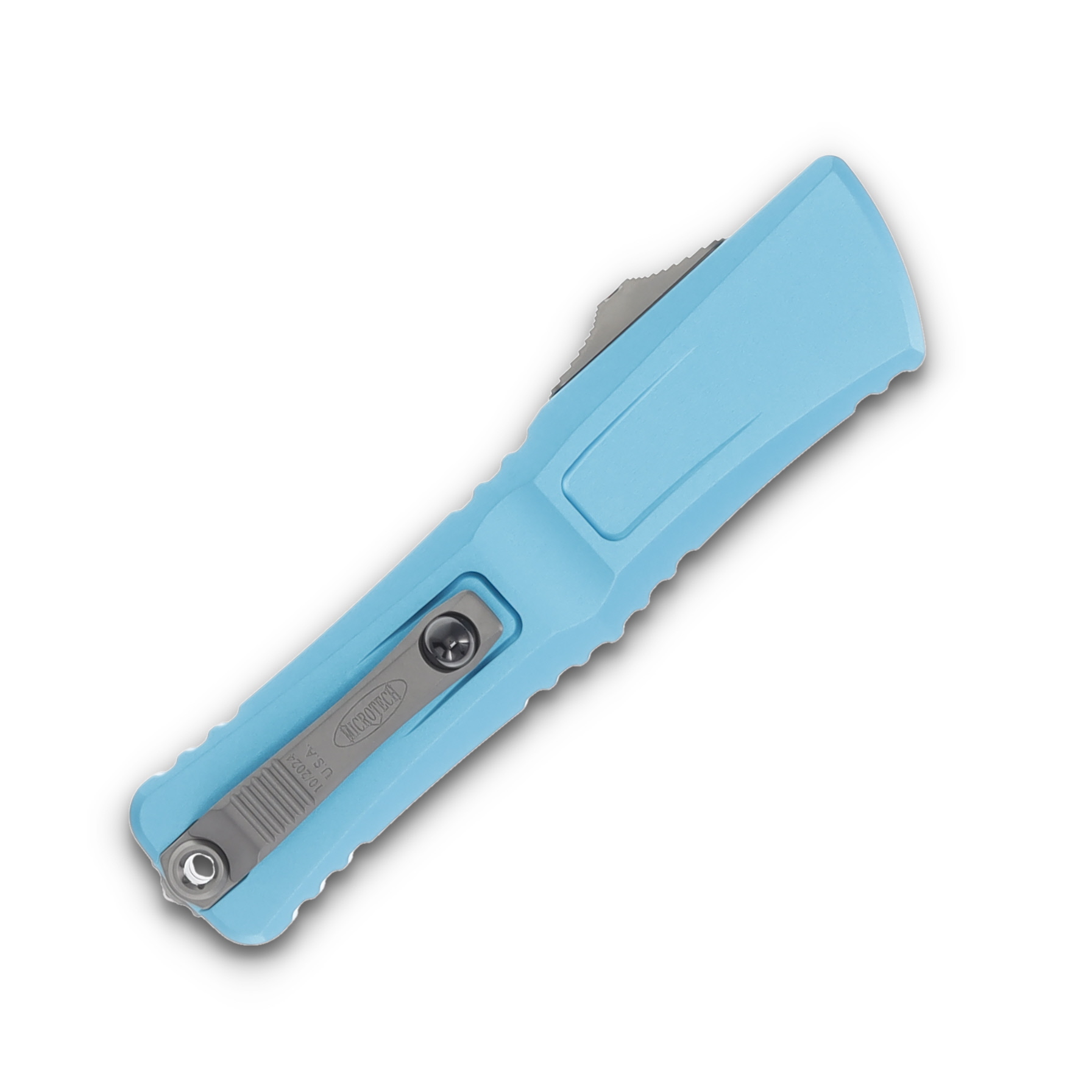 Microtech Combat Troodon gen III S/E Stonewash Standard Turquoise AUMT114310TQ View 4