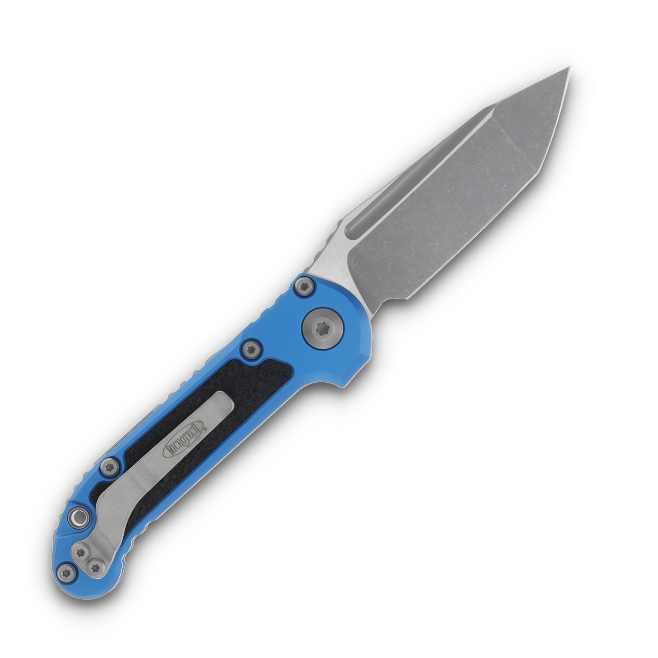 Microtech L.U.D.T. T/E Gen III Blue Apocalyptic Standard AUMT113610APBL View 2