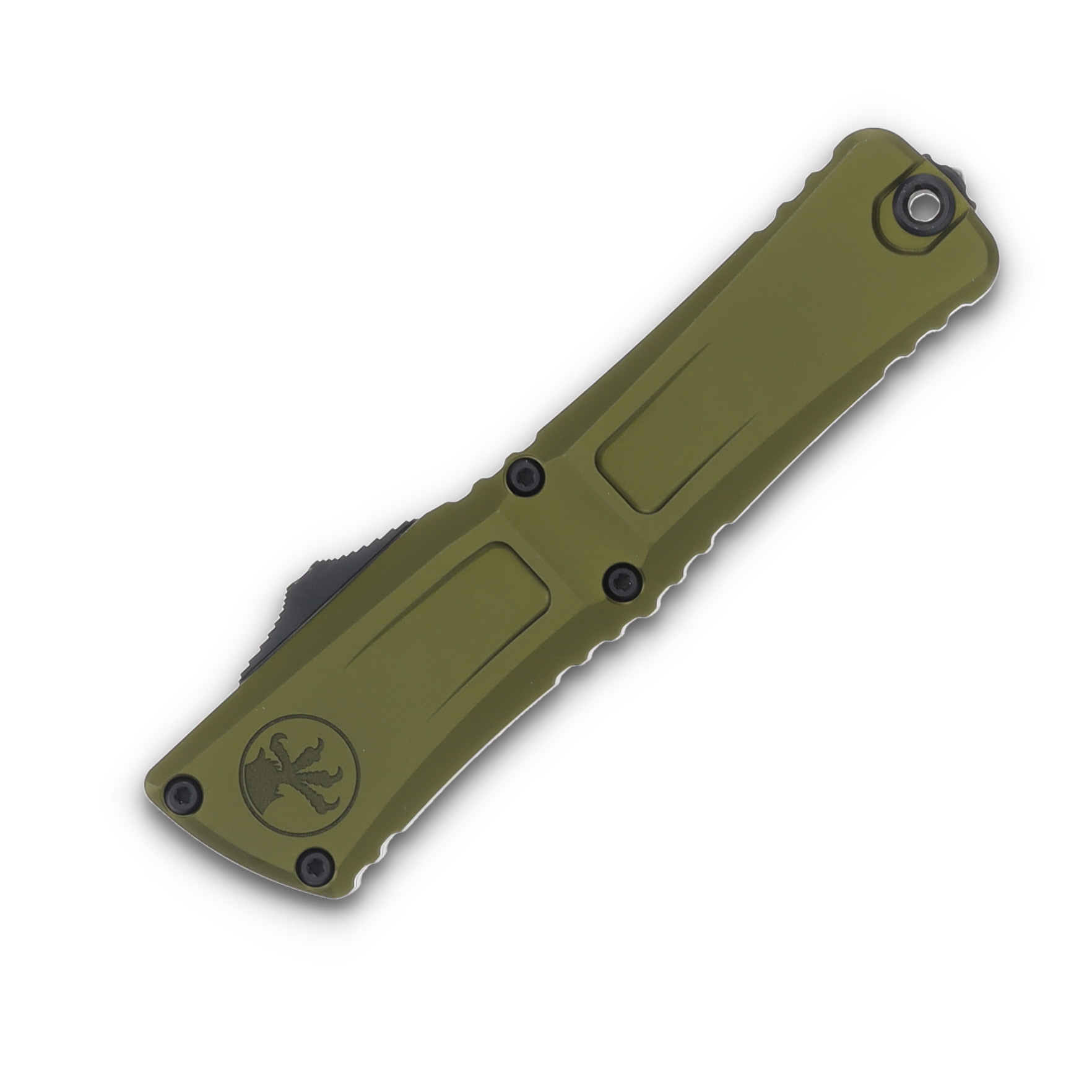Microtech Combat Troodon Gen III Bowie Black Standard OD Green AUMT11461OD View 3