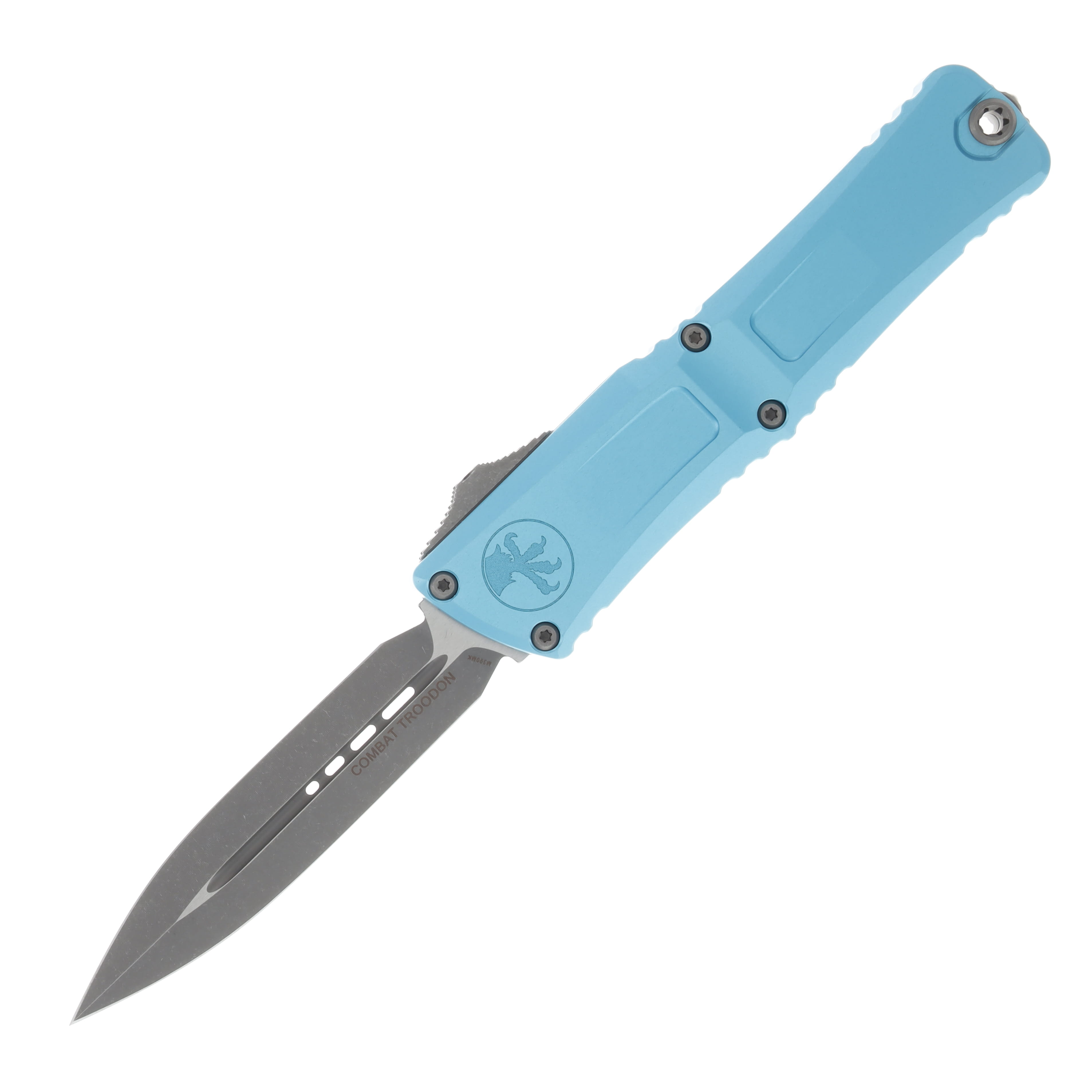 Microtech Combat Troodon OTF Gen III Apocalyptic D/E Turquoise AUMT114210APTQ View 1