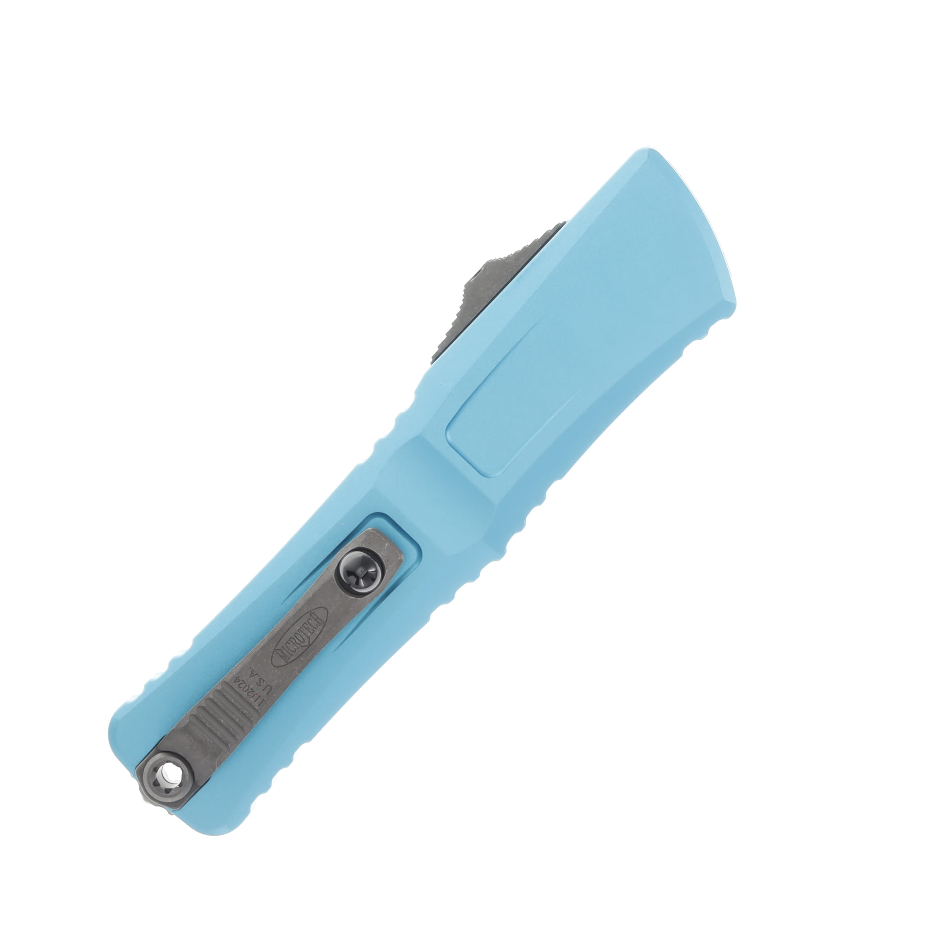 Microtech Combat Troodon OTF Gen III Apocalyptic Half Serrated D/E Turquoise AUMT114211APTQ View 2
