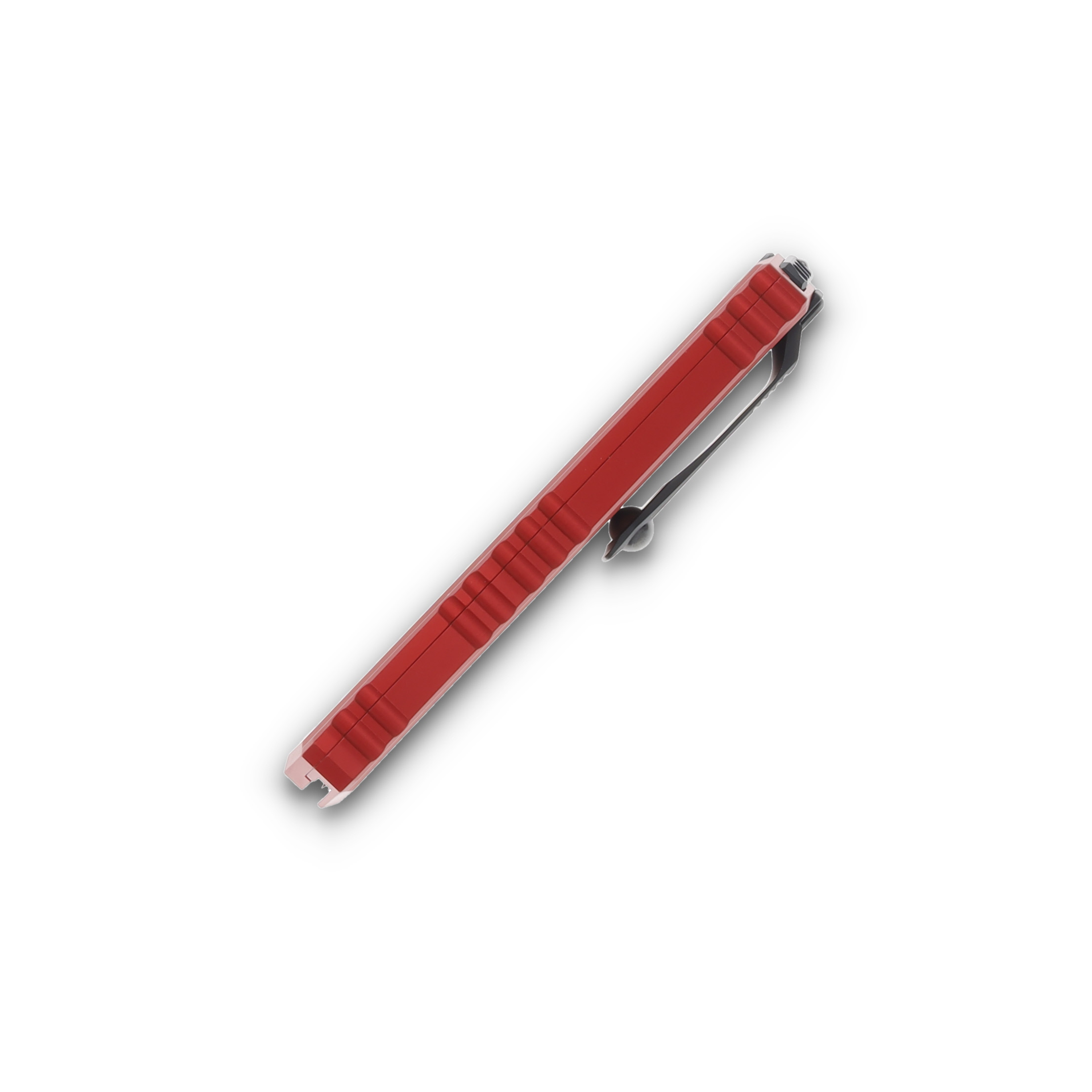 Microtech Cypher II Dagger Black Full Serrated Red Aluminum AUMT12423RD View 5