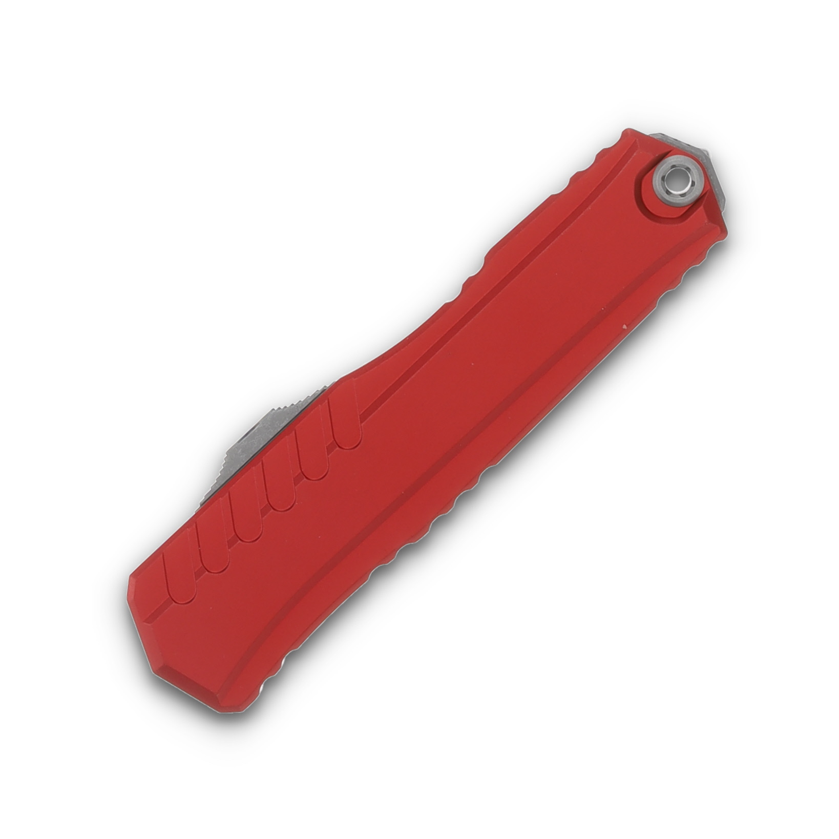 Microtech Cypher II D/E Apocalyptic Full Serrated Red AUMT124212APRD View 3